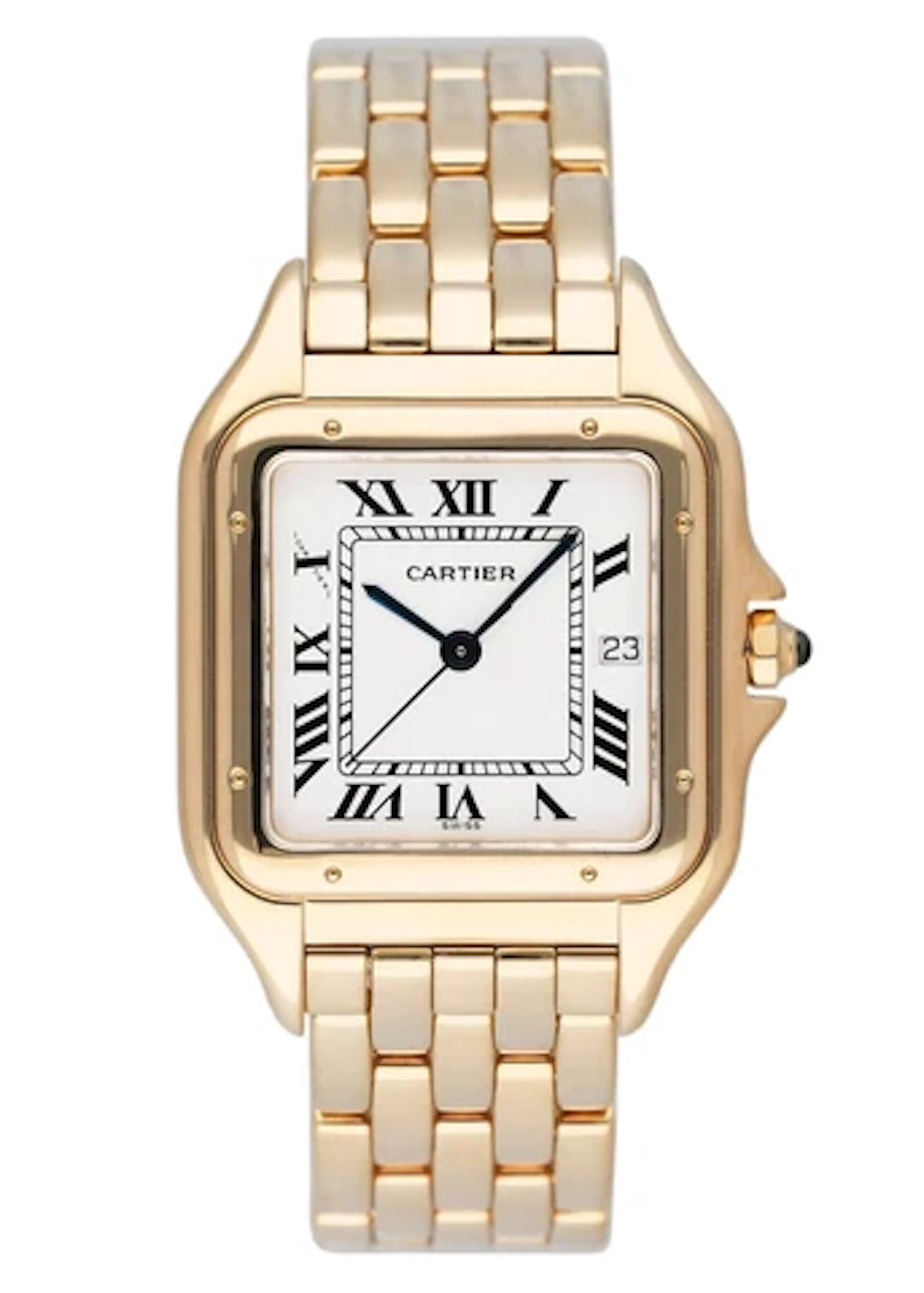Cartier Panthere W25014B9 18K Yellow Gold Mens Watch