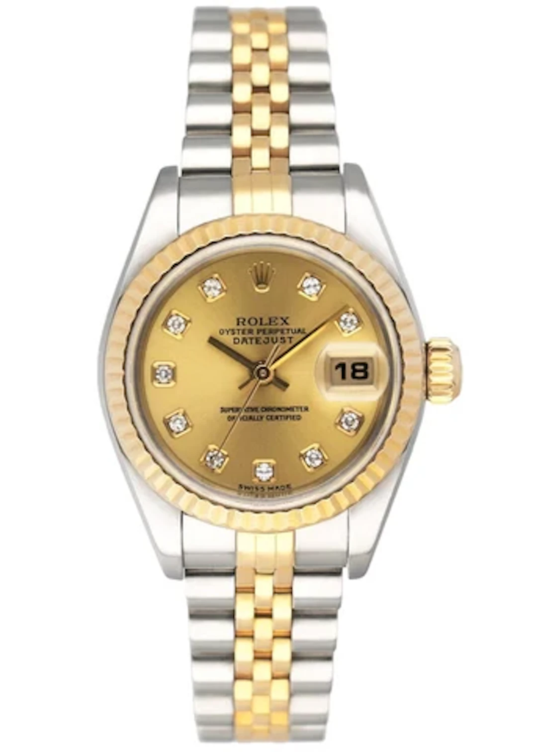 Rolex Datejust 79173 Diamond Dial Ladies Watch