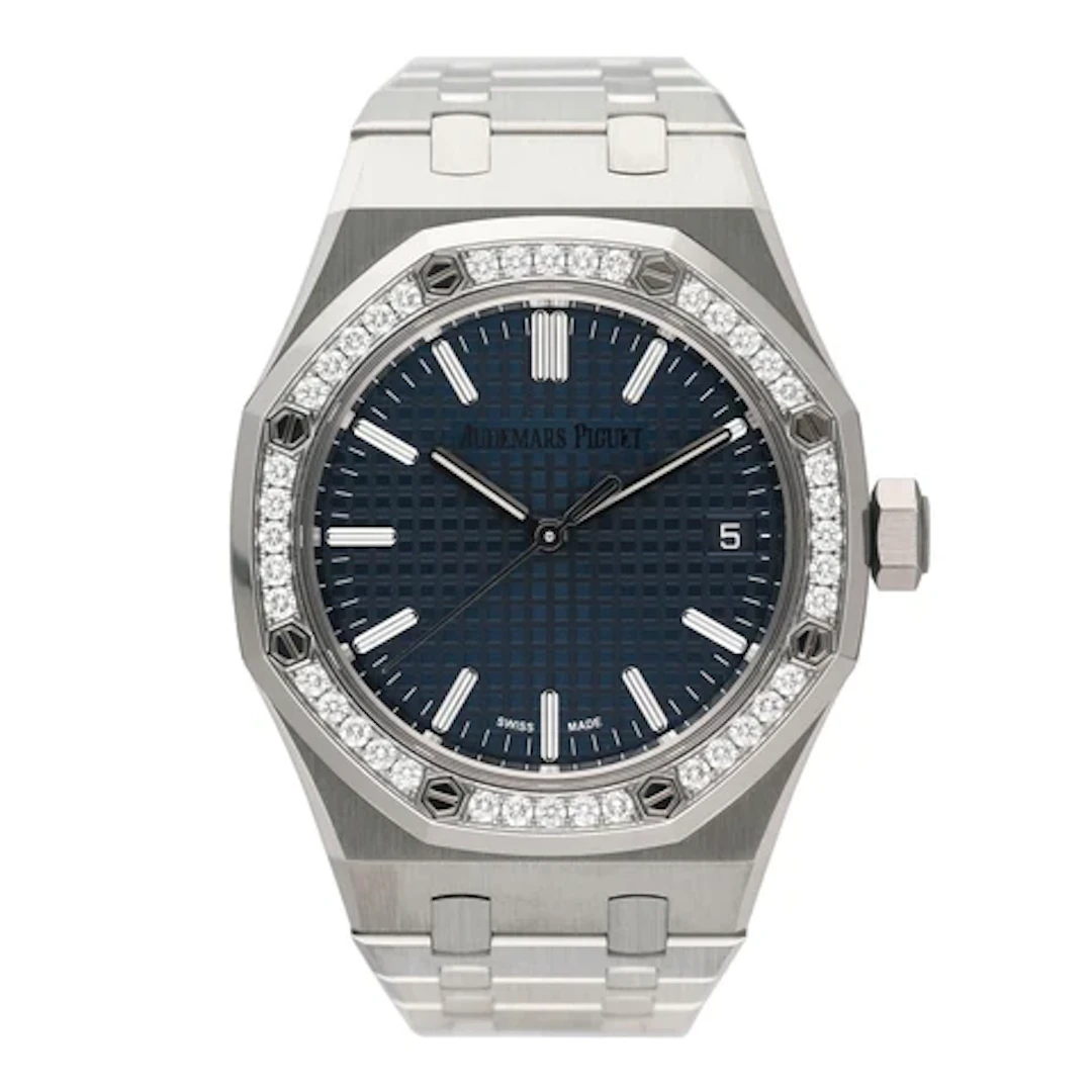 Audemars Piguet Royal Oak 15551ST Blue Dial "50th Anniversary" Ladies