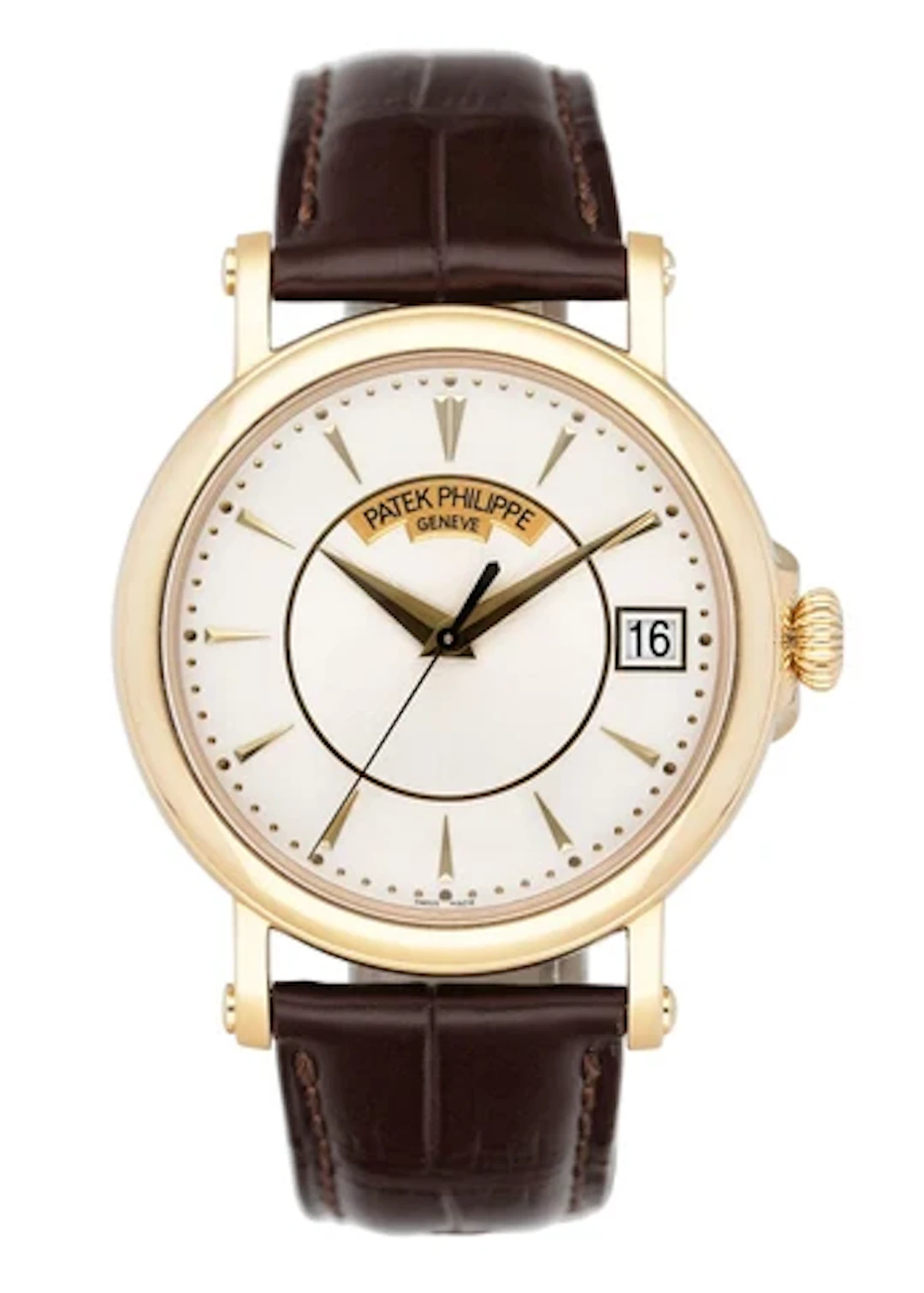 Patek Philippe Calatrava 5153J 18K Yellow Gold Mens Watch Box Papers