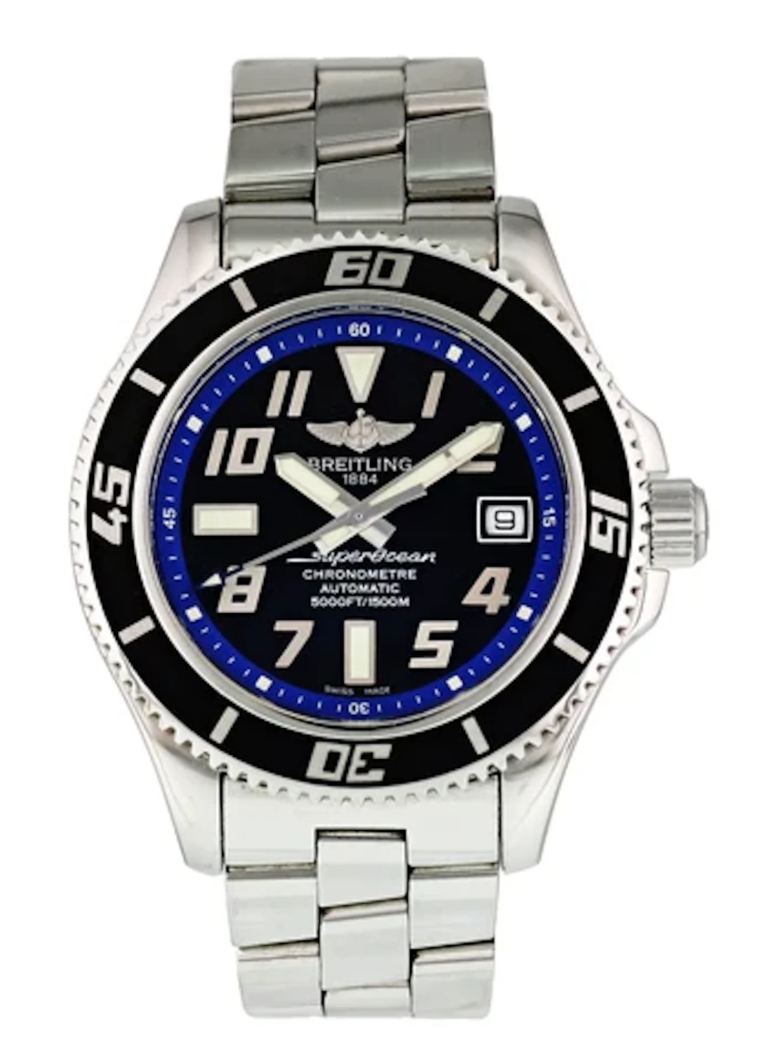 Breitling Superocean A17364 Mens Watch Box Papers