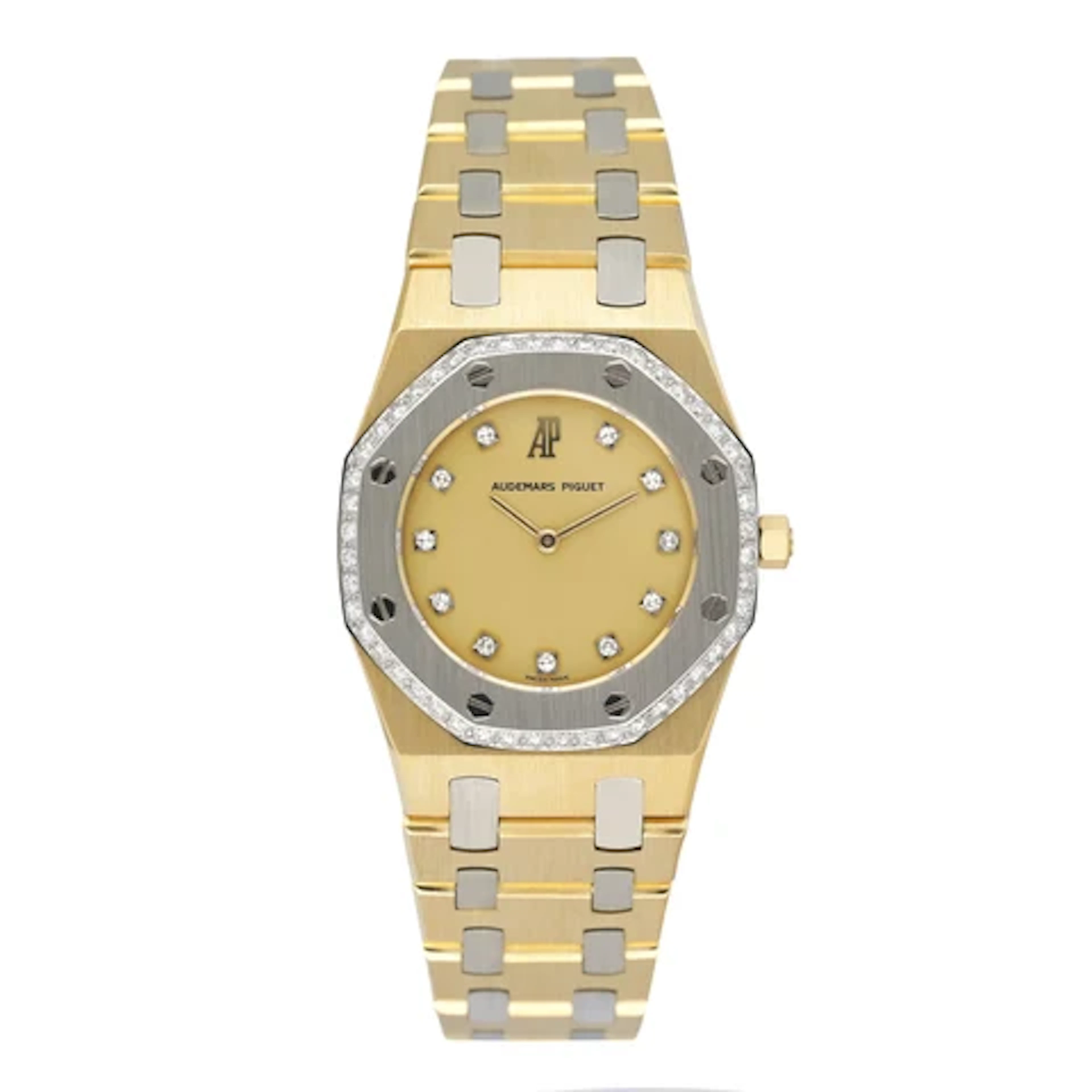 Audemars Piguet Royal Oak 6007AC Diamond Champagne Dial Ladies Watch
