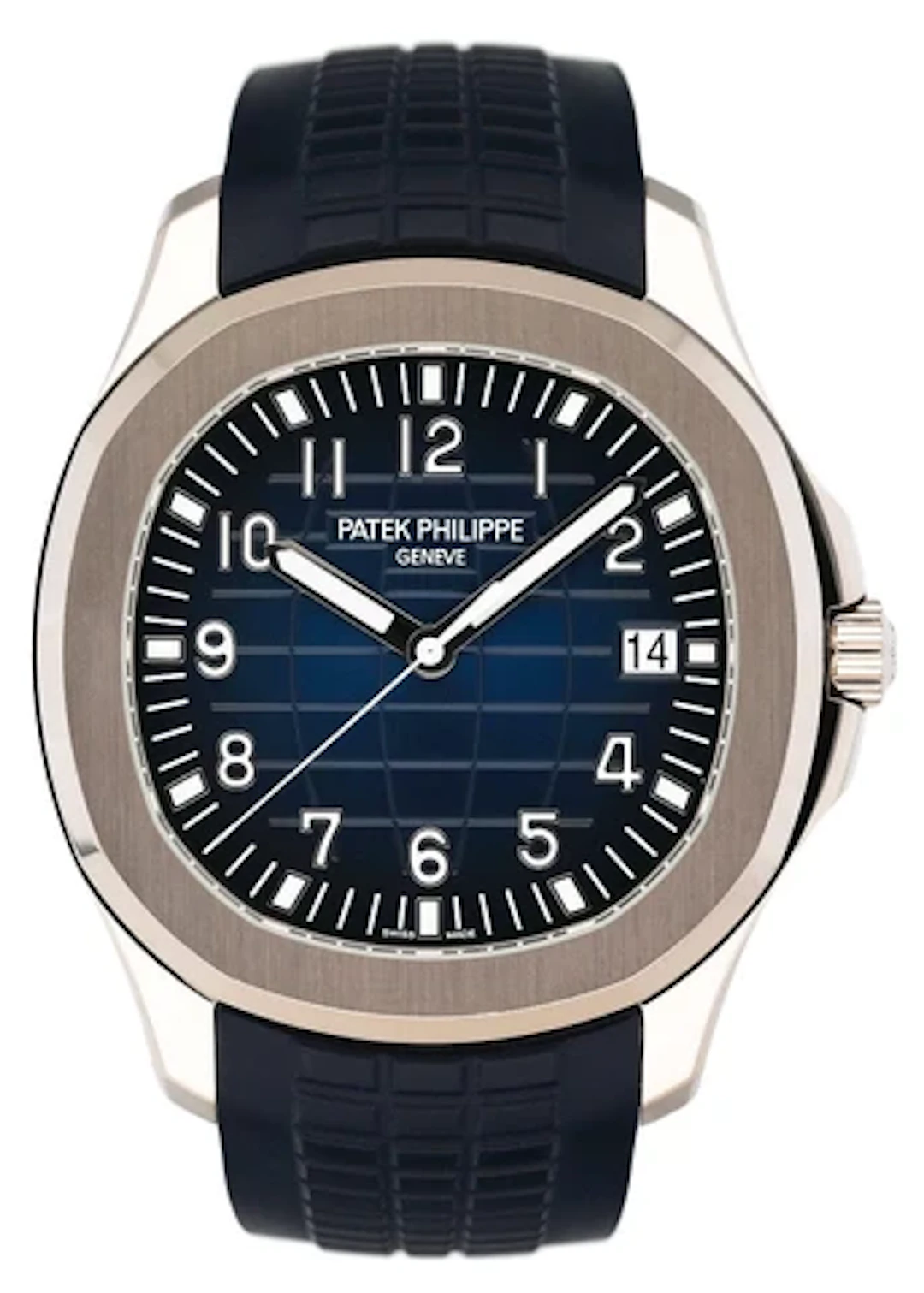 Patek Philippe Aquanaut 5168G-001 Blue Dial Mens Watch Box Papers