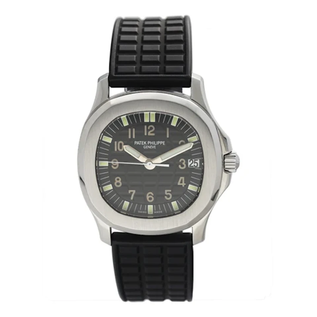 Patek Philippe Aquanaut 5066/1A Black Dial Mens Watch Box Papers