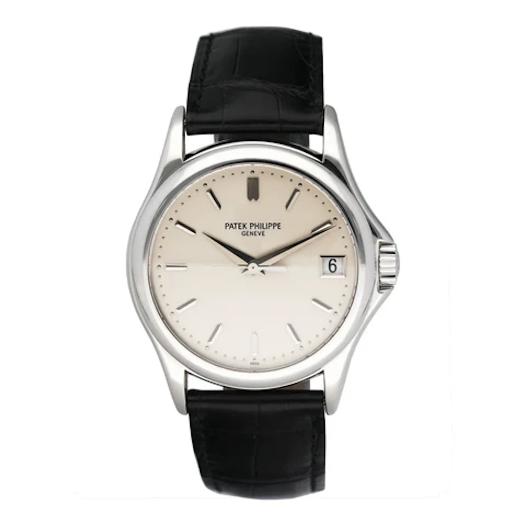Patek Philippe Calatrava 5127G Silver Dial Mens Watch Box Papers