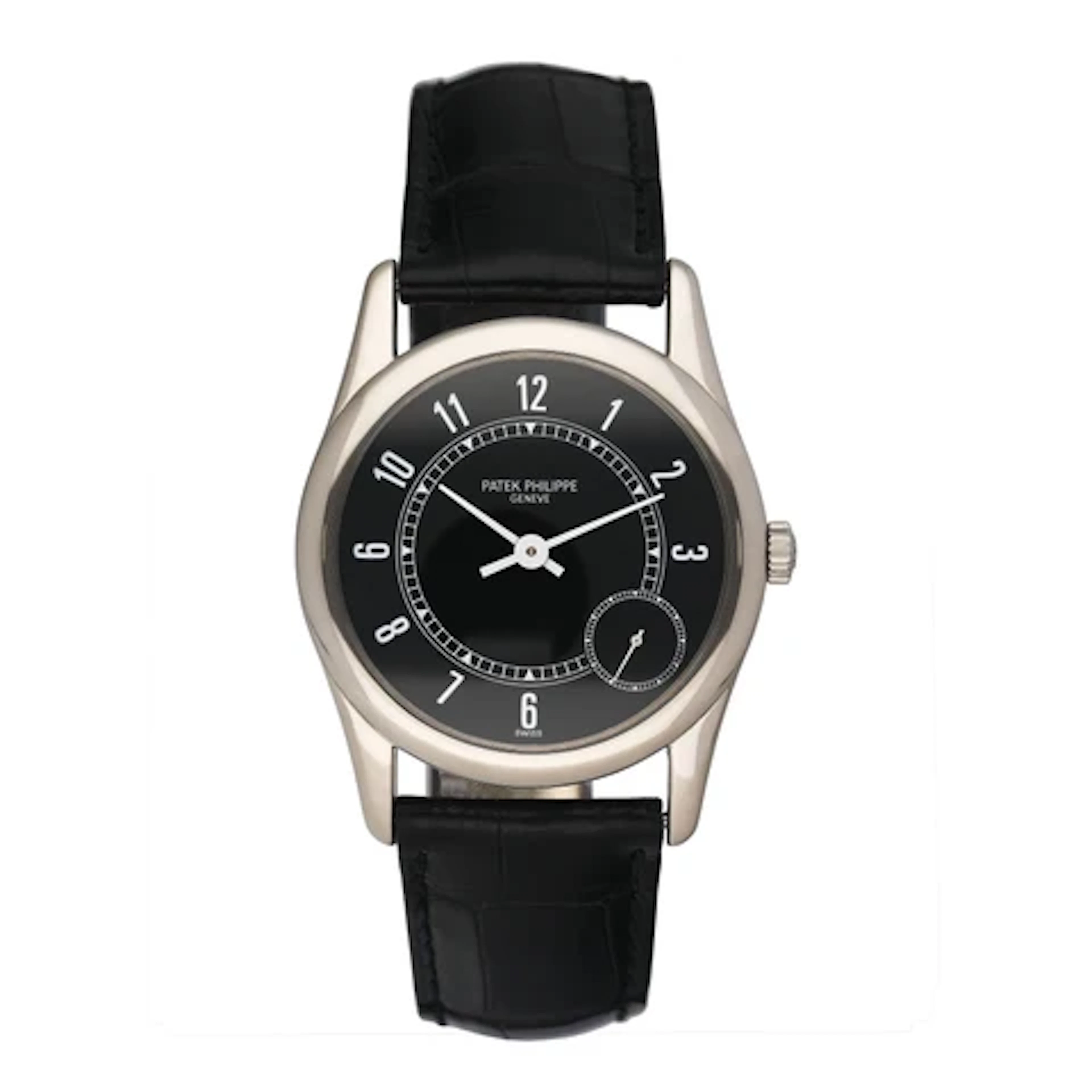 Patek Philippe Calatrava 5000G Black Dial Mens Watch