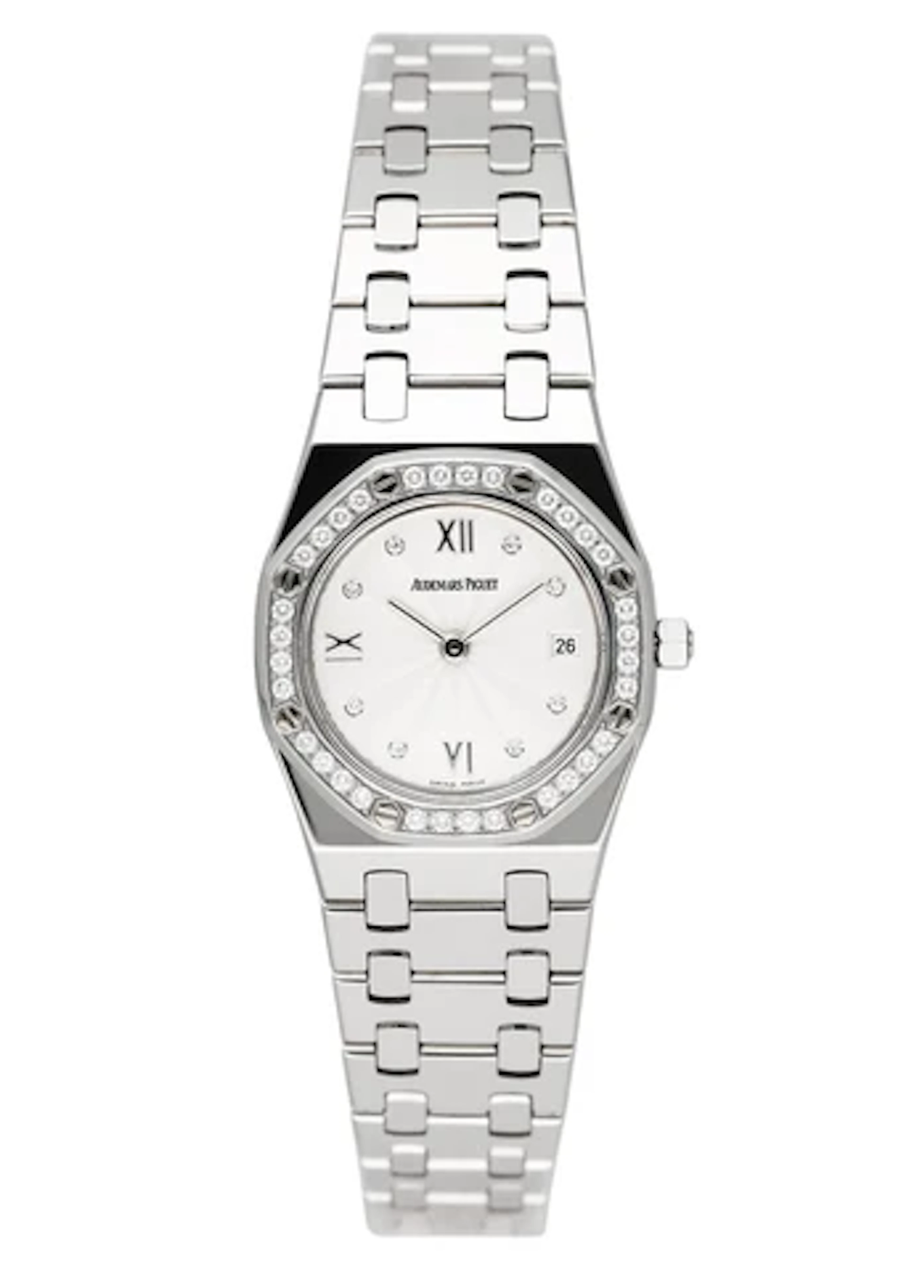 Audemars Piguet Royal Oak 67372ST White Dial Ladies Watch