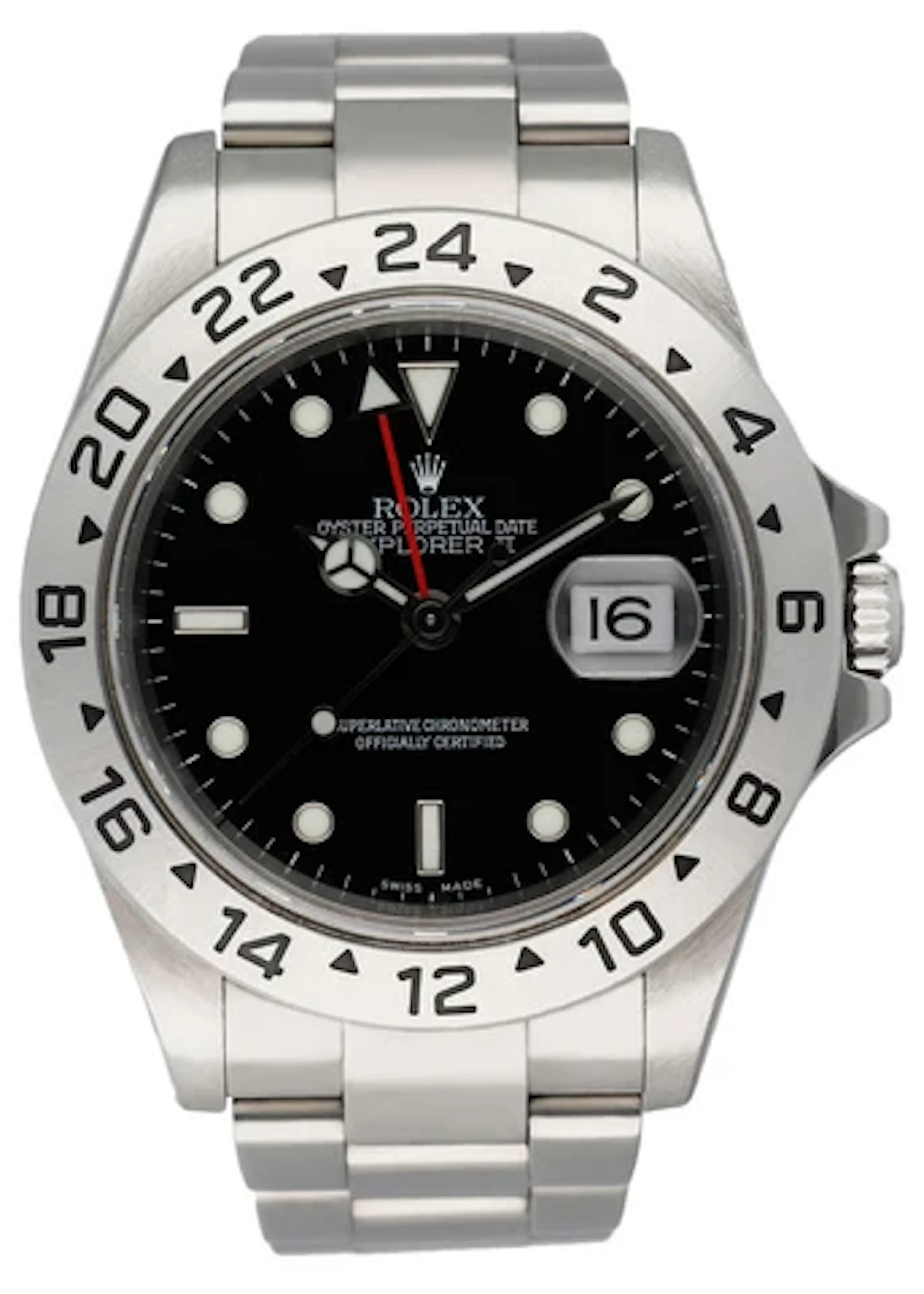 Rolex Explorer II 16570 Black Dial Mens Watch Box & Papers