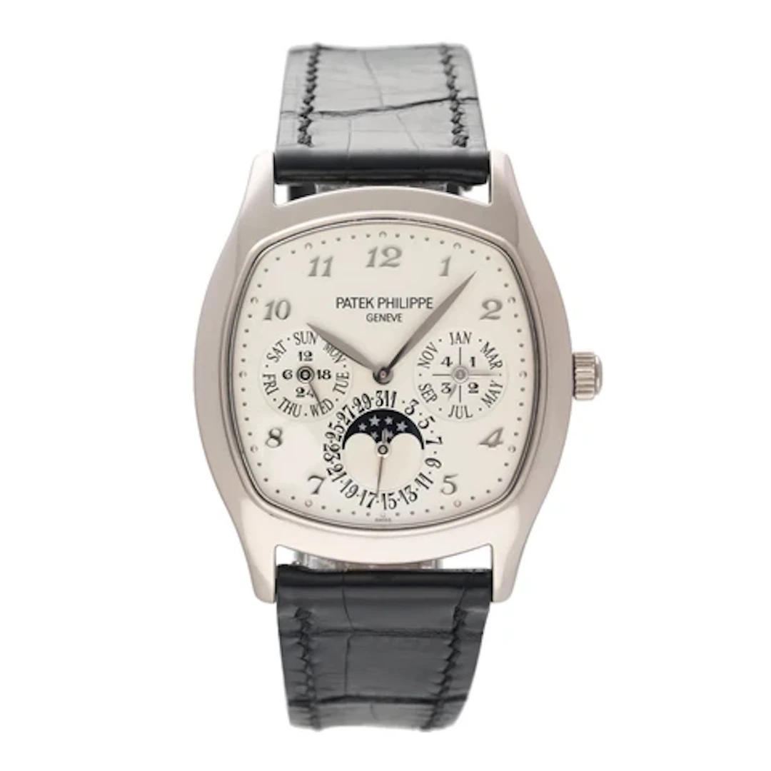 Patek Philippe Grand Complications 5940G Silver Dial Mens Watch Box Papers