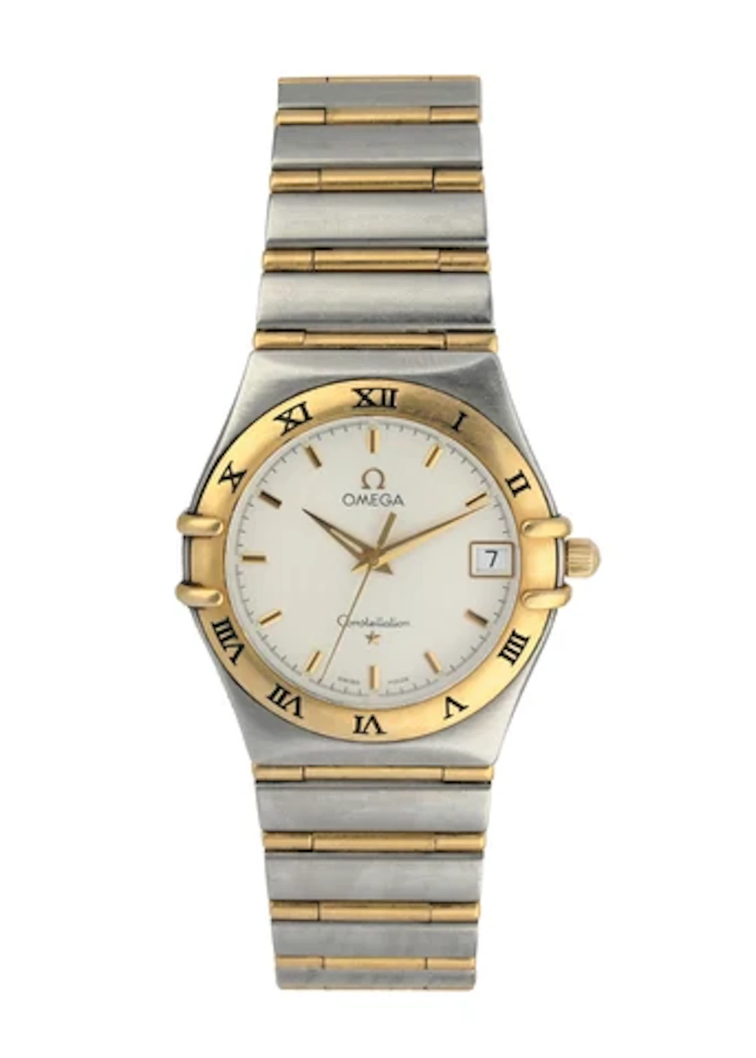 Omega Constellation Two Tone Mens Watch