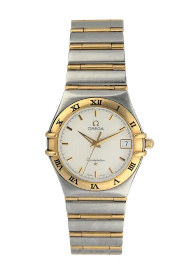 Omega Constellation Two Tone Mens Watch