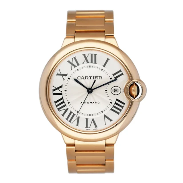 Cartier Ballon Bleu WGBB0016 18K Rose Gold Mens Watch