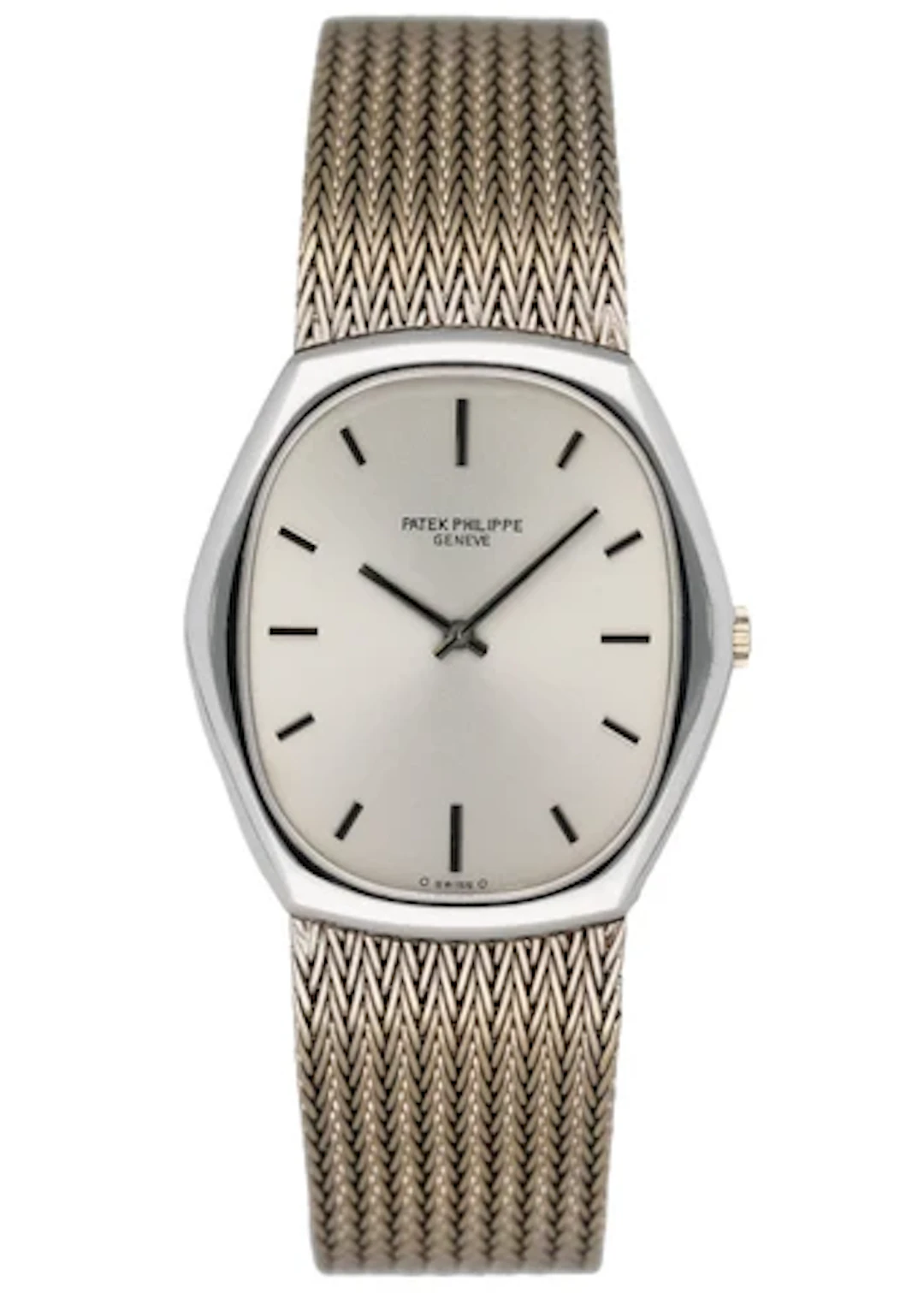 Patek Philippe 3858 18K White Gold Mens Watch