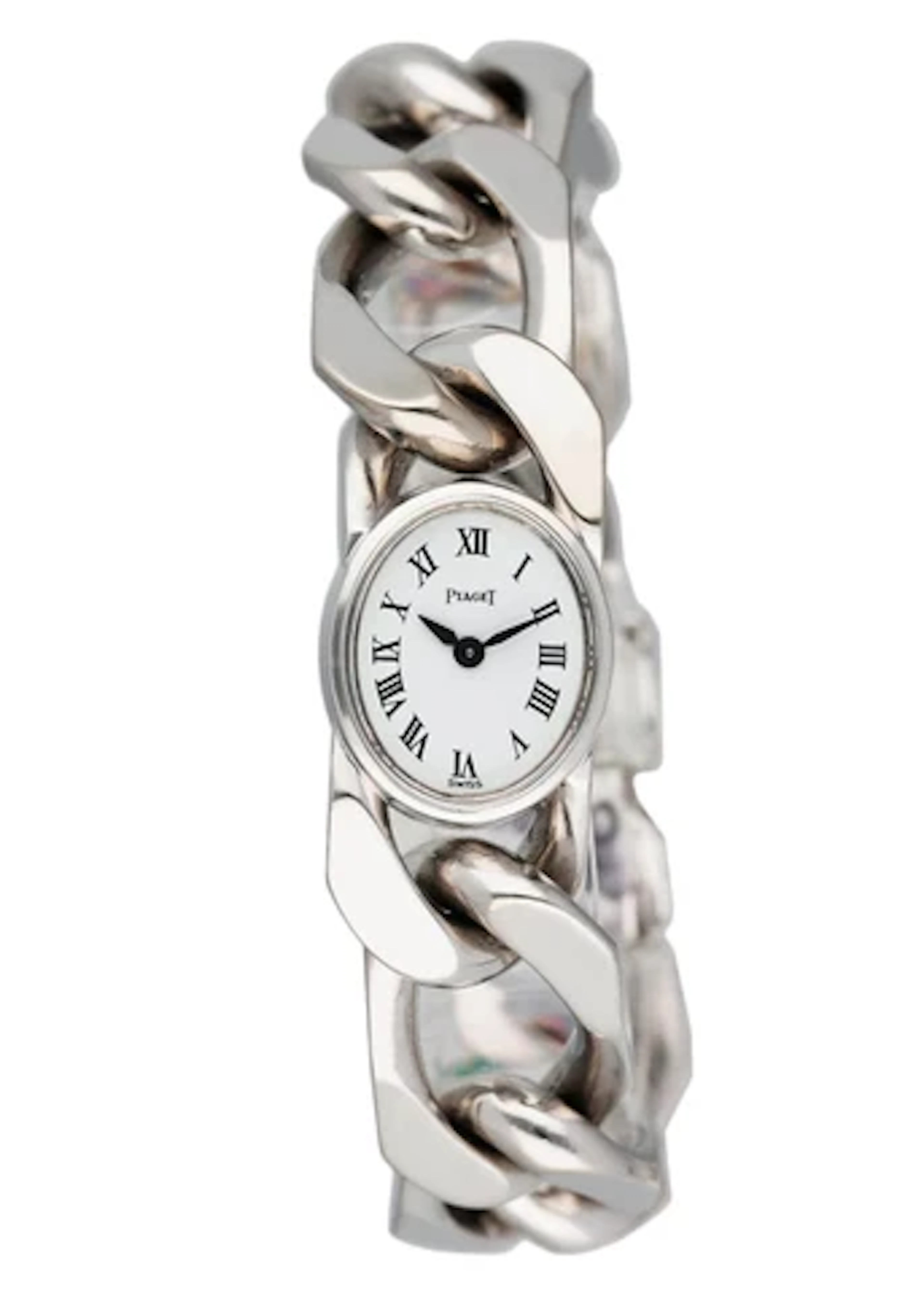 Piaget 3771 N65 18k White Gold Ladies Watch