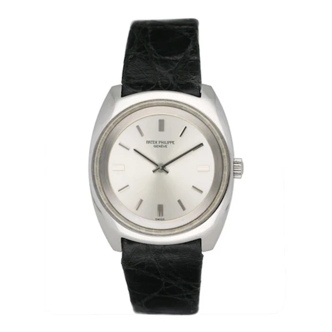 Patek Philippe Calatrava 3579-1 Silver Dial Steel Mens Watch