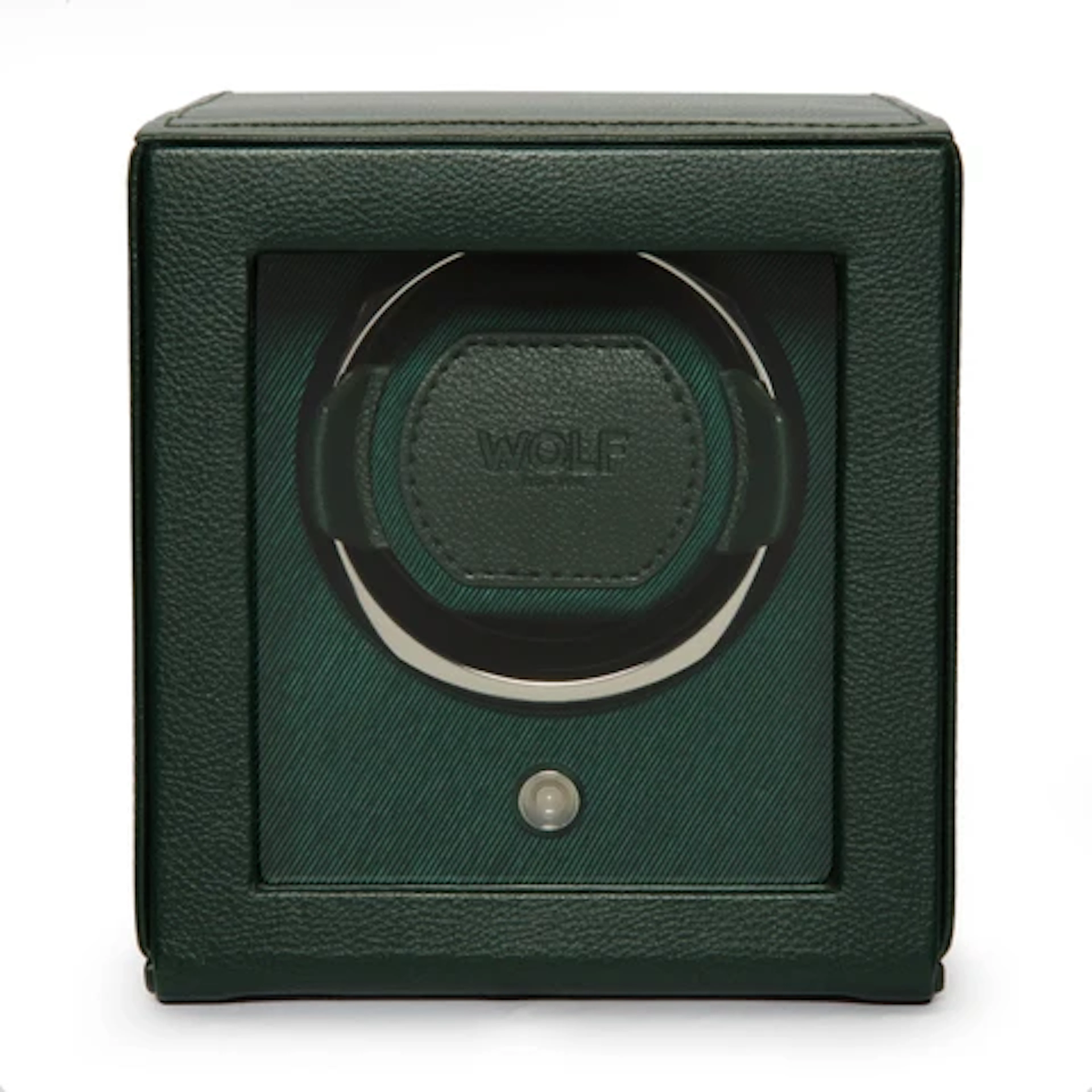 Cub Single Watch Winder with Cover - Green