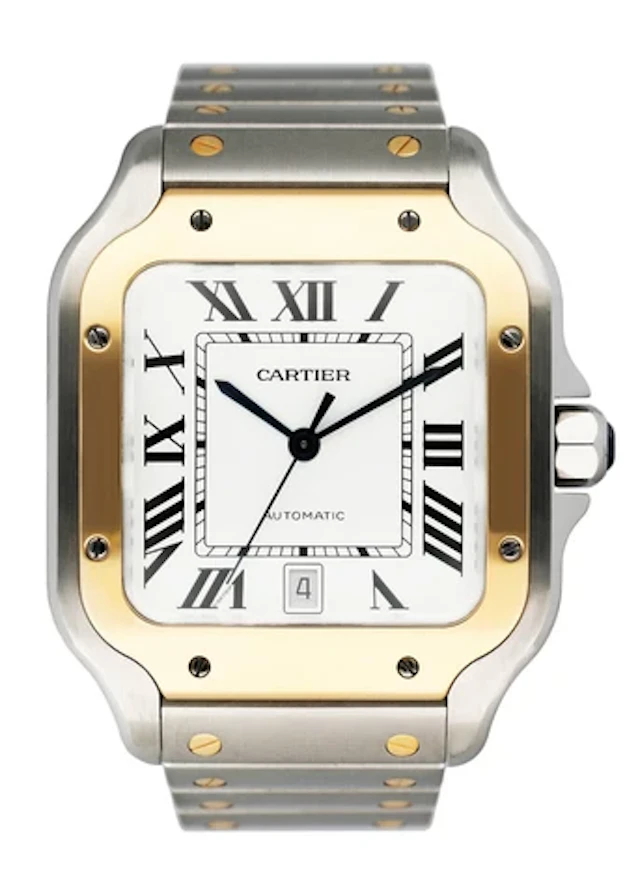 Cartier Santos W2SA0009 Large Size Mens Watch Box Papers