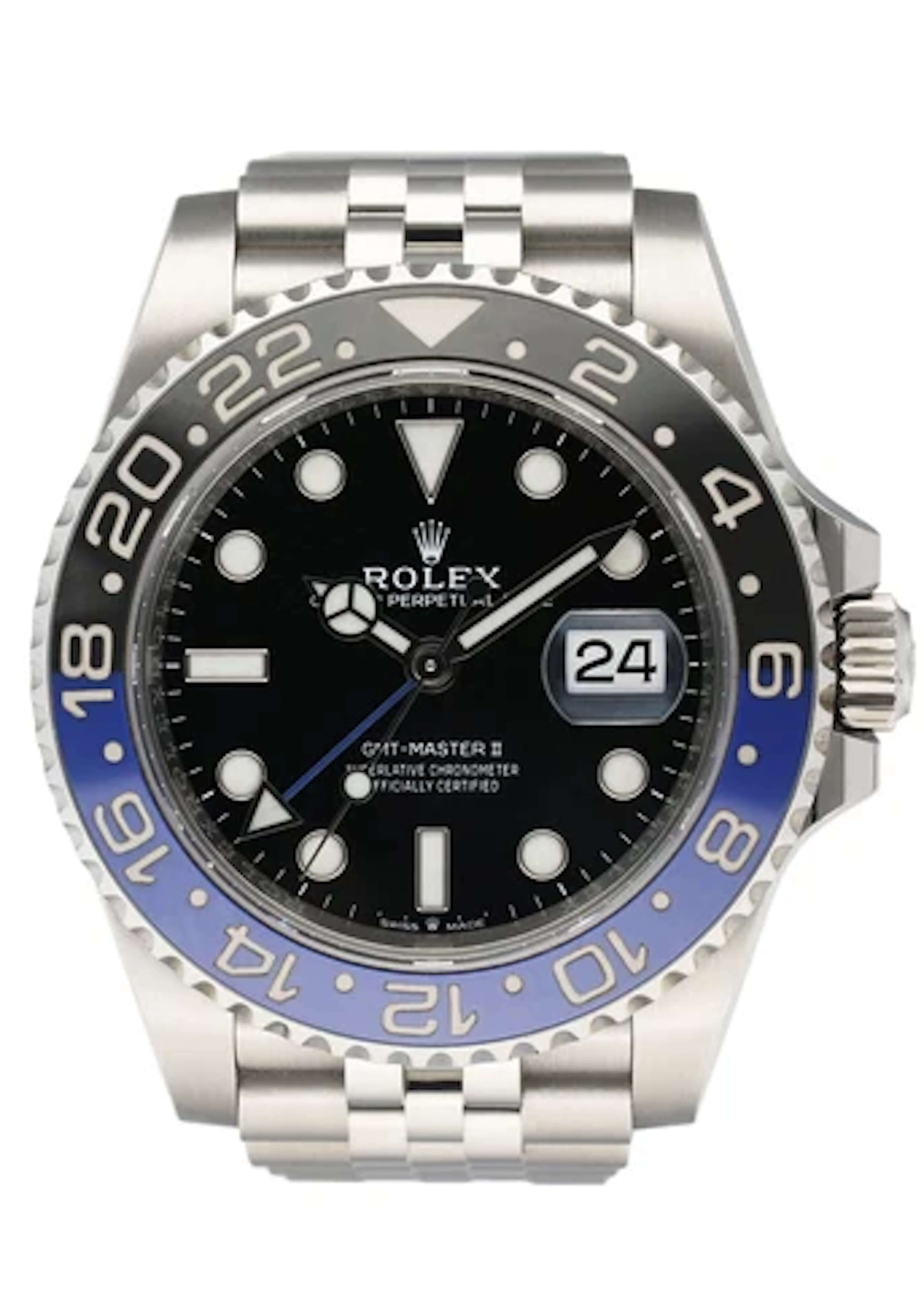 Rolex GMT-Master II 126710BLNR "Batgirl" Mens Watch Box And Papers