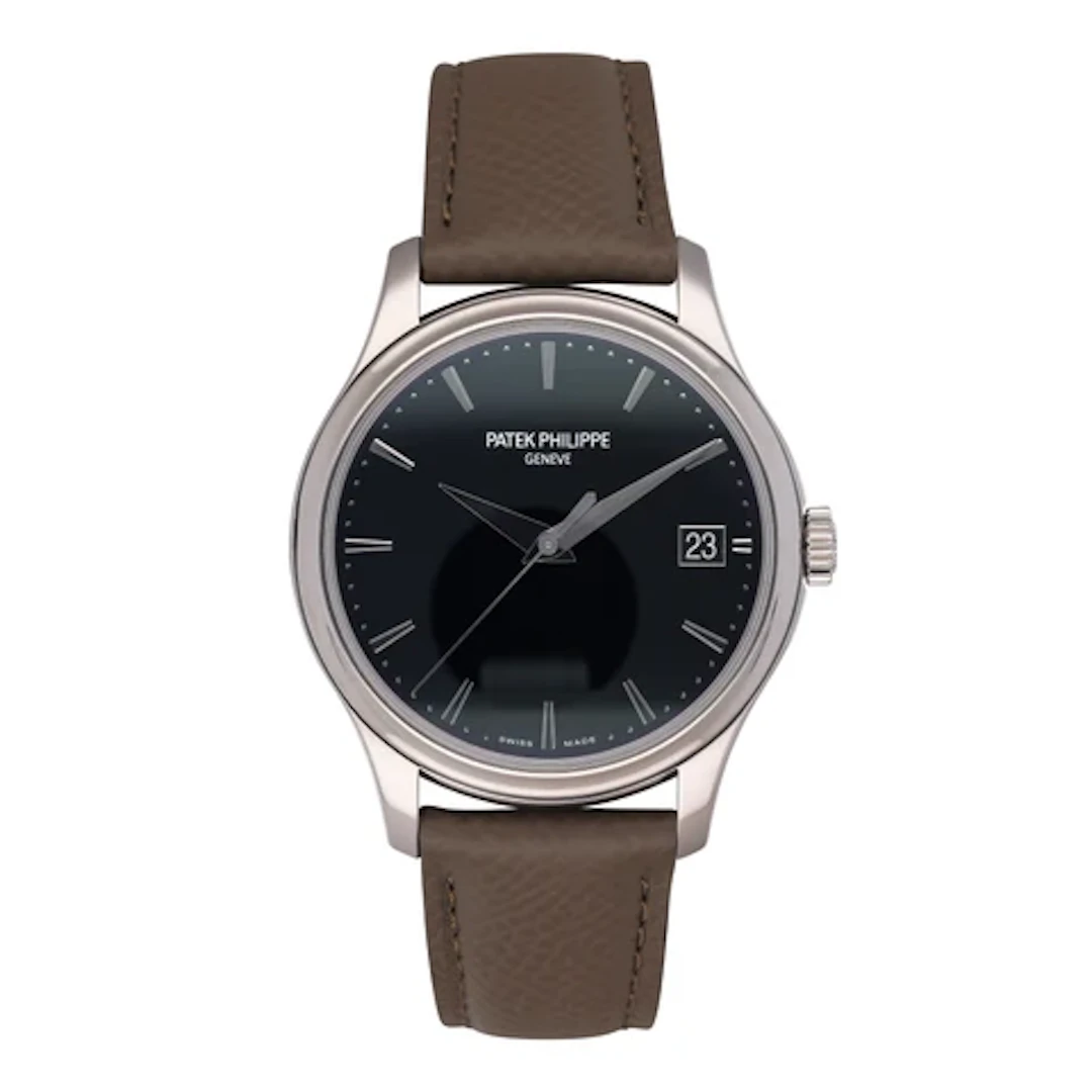 Patek Philippe Calatrava 5227G Black Dial Mens Watch Box Papers