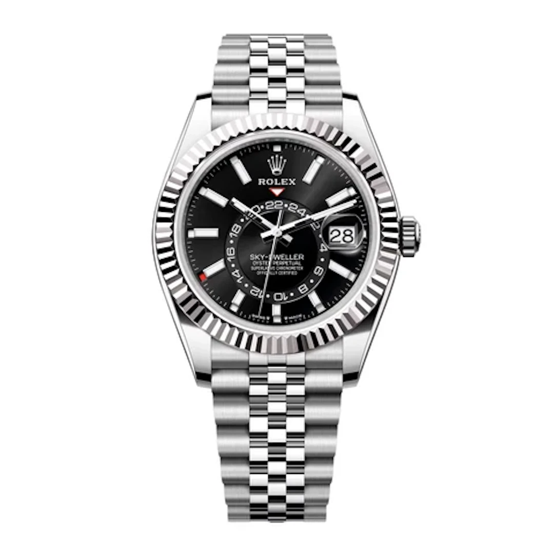Rolex Sky-Dweller 336934 Black Dial Mens Watch Box Papers