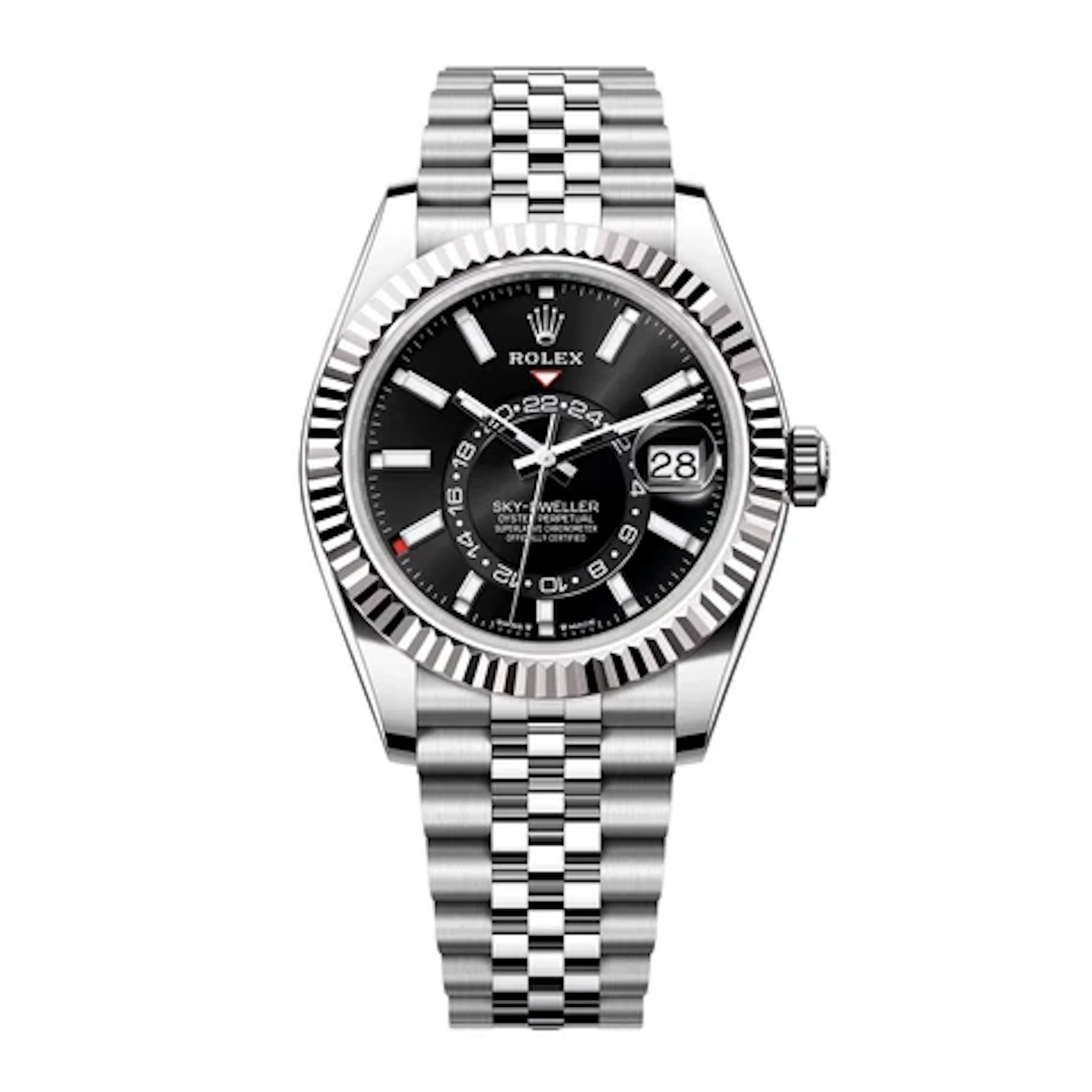 Rolex Sky-Dweller 336934 Black Dial Mens Watch Box Papers