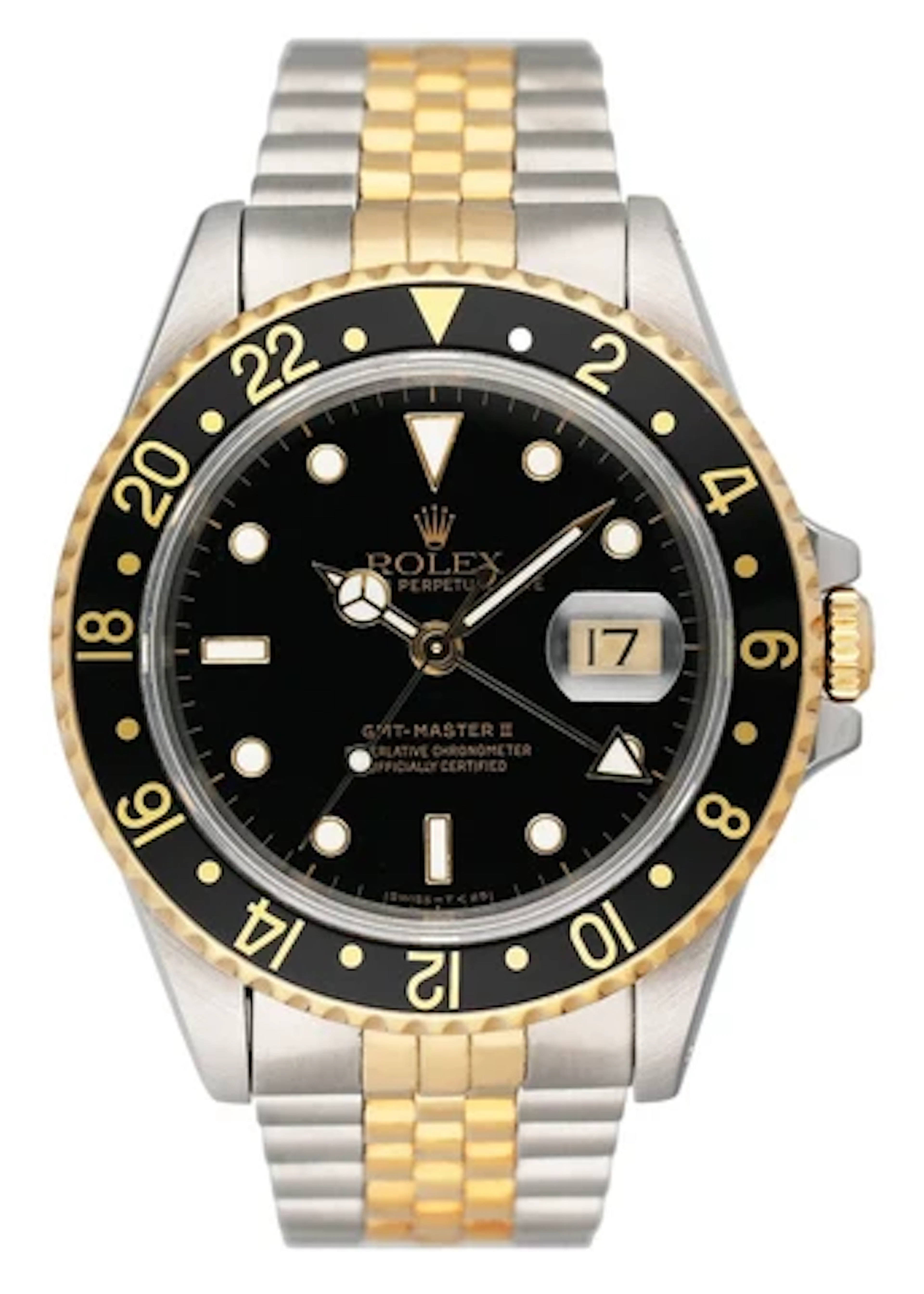 Rolex Oyster Perpetual Date GMT Master ll 16713 Mens Watch