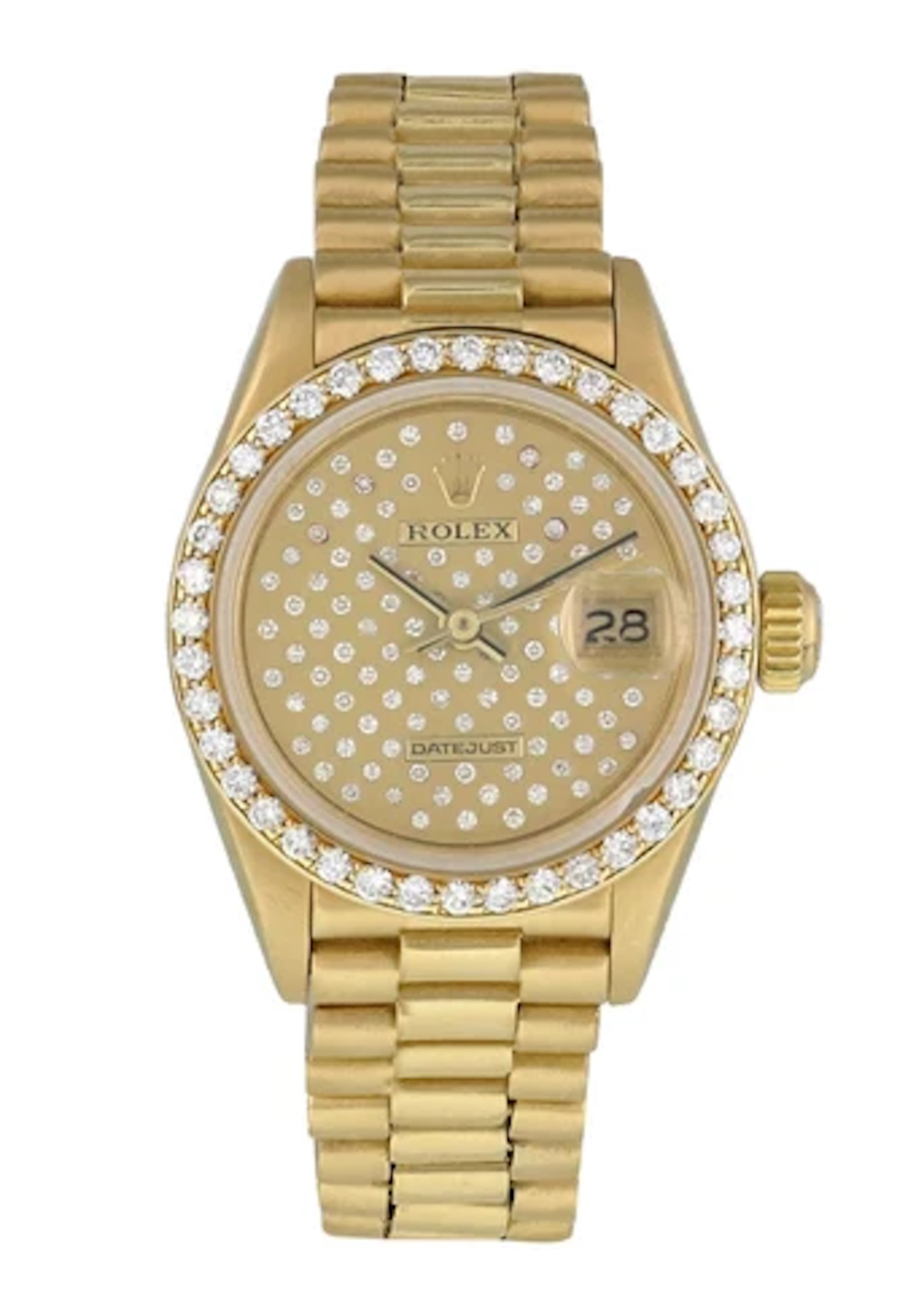 Rolex Datejust Pleiade Dial 69138 Ladies Watch