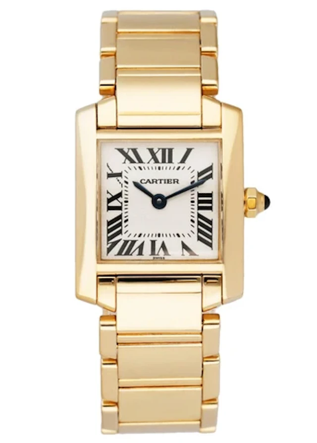 Cartier Tank Francaise W50002N2 Yellow Gold Ladies Watch