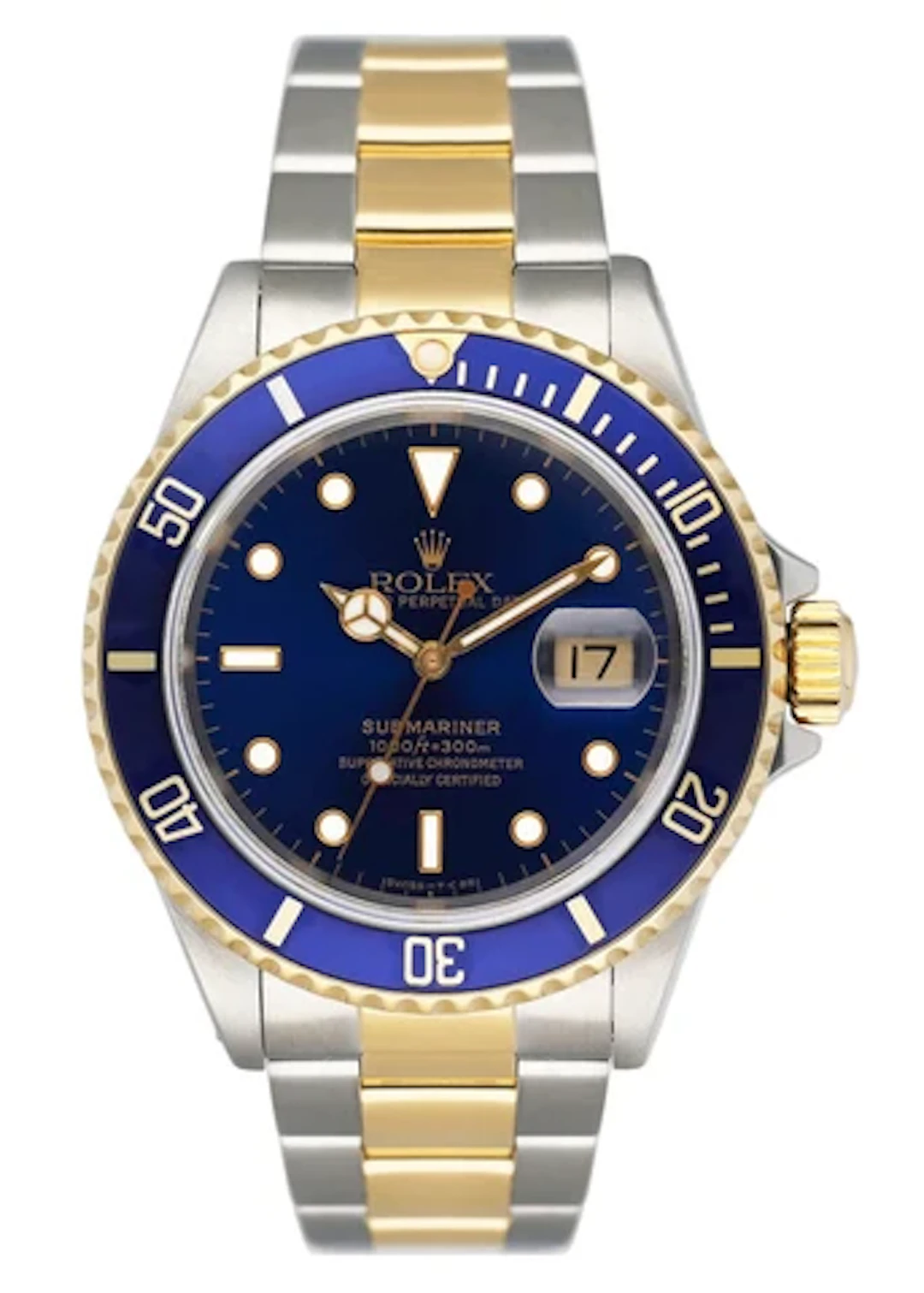 Rolex Submariner 16613 Mens Watch With Box Papers