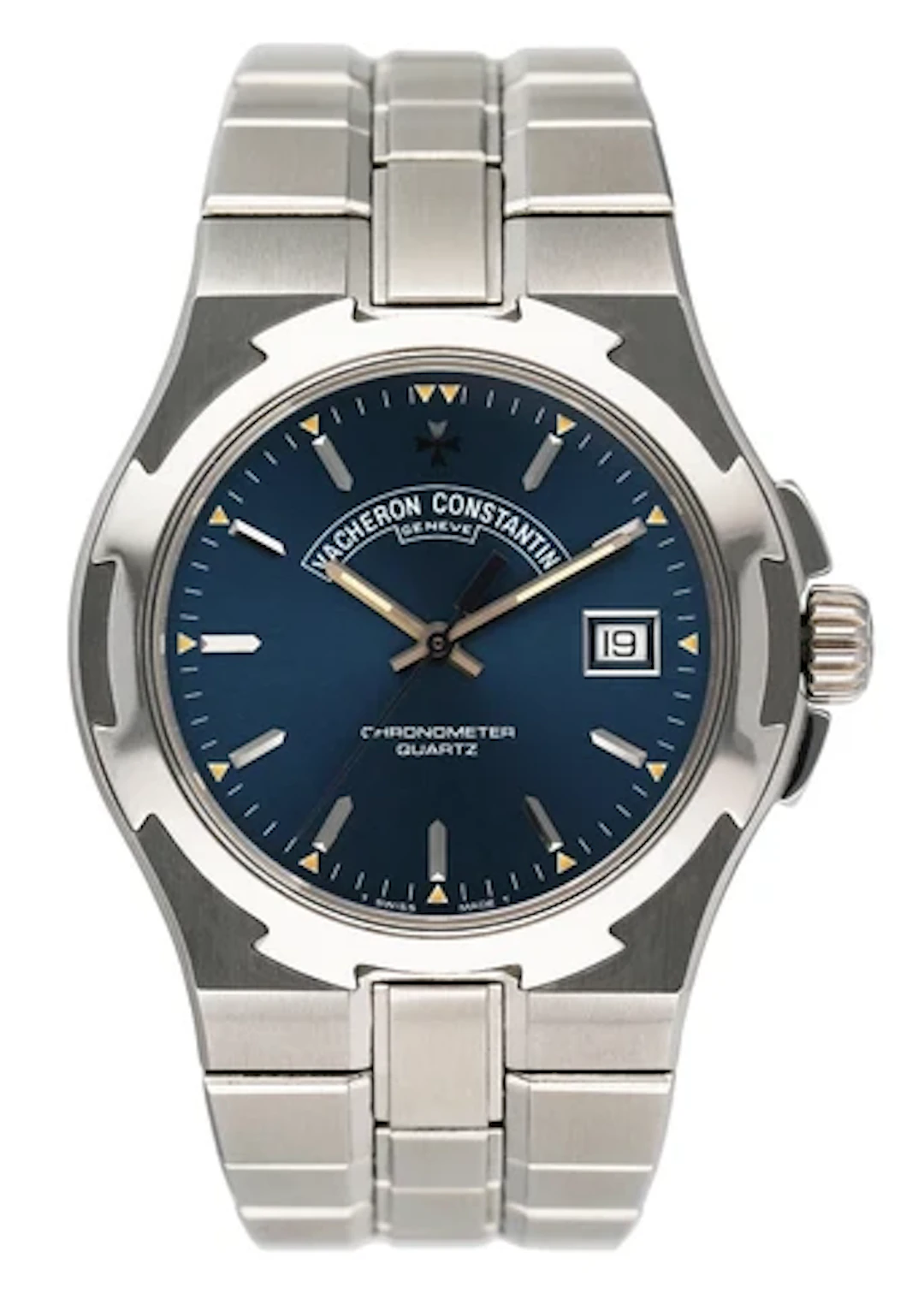 Vacheron Constantin Overseas 72040/423a Blue Dial Mens Watch Box Papers