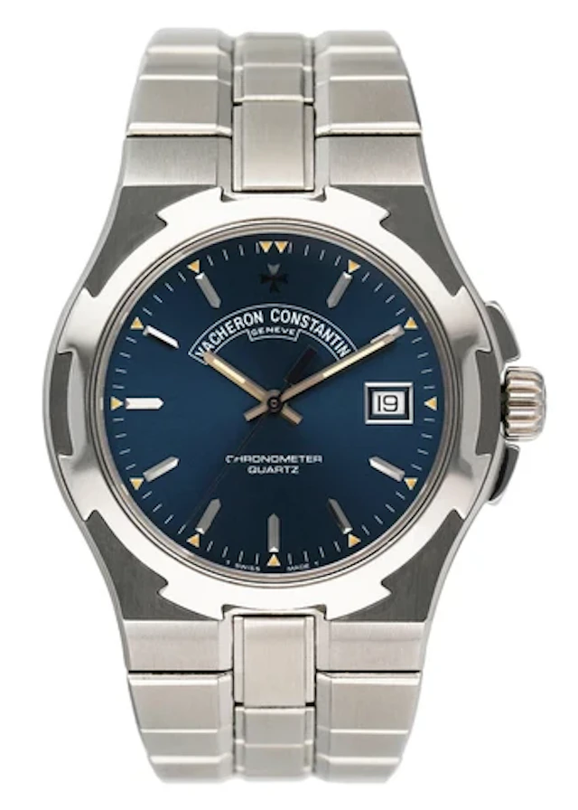 Vacheron Constantin Overseas 72040/423a Blue Dial Mens Watch Box Papers