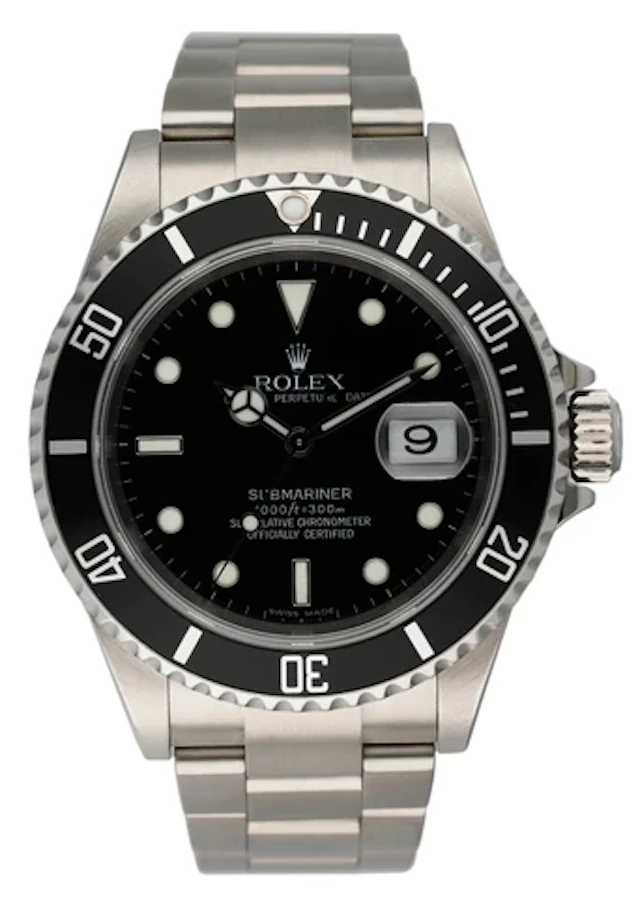Rolex Oyster Perpetual Submariner 16610 Mens Watch Box & Papers