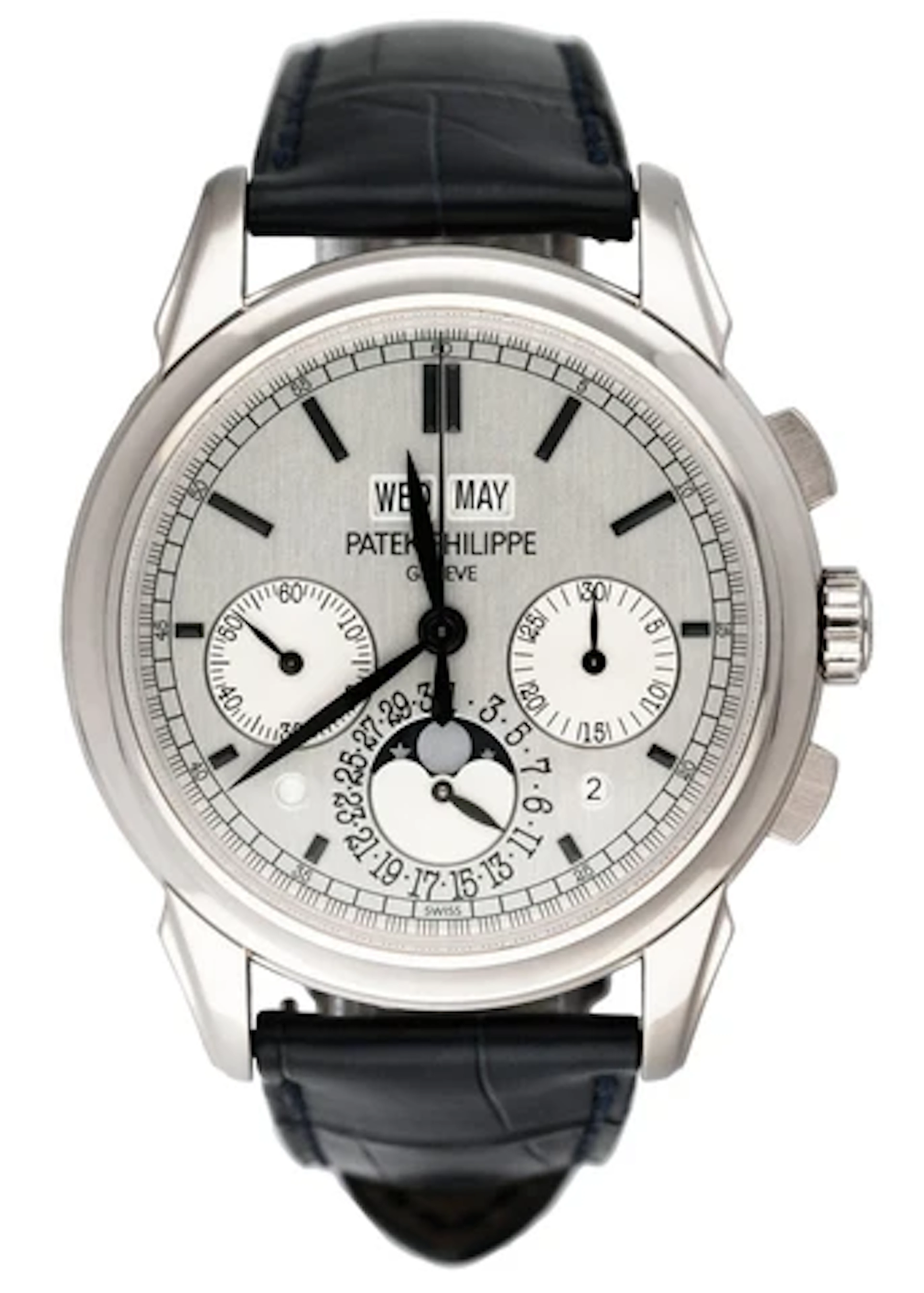 Patek Philippe Geneve 5270G Perpetual Calendar Mens Watch Box Papers