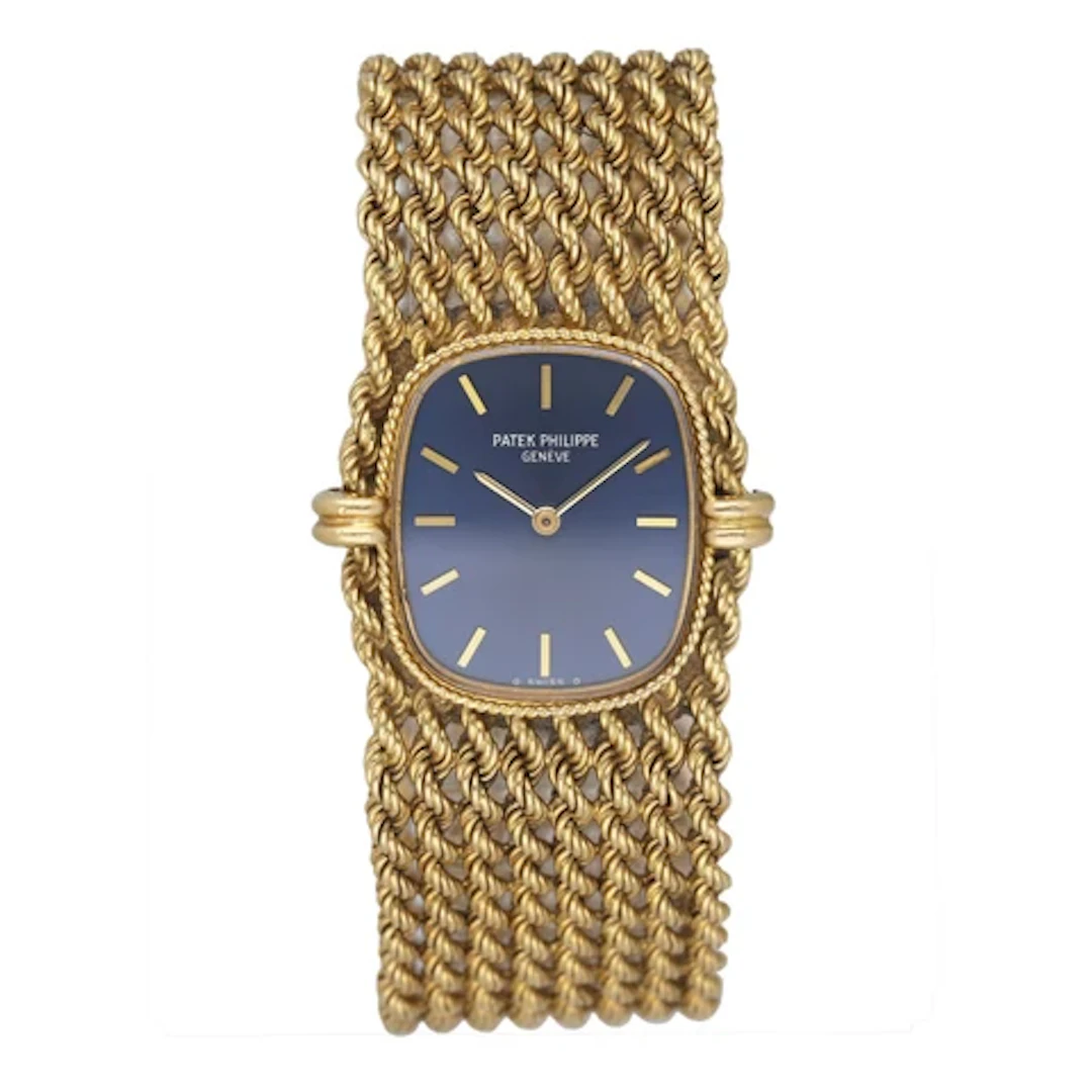 Patek Philippe Ellipse 4266 Blue Dial 18K Yellow Gold Ladies Watch