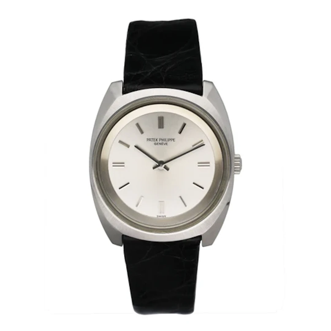 Patek Philippe Calatrava 3579 Silver Dial Steel Mens Watch