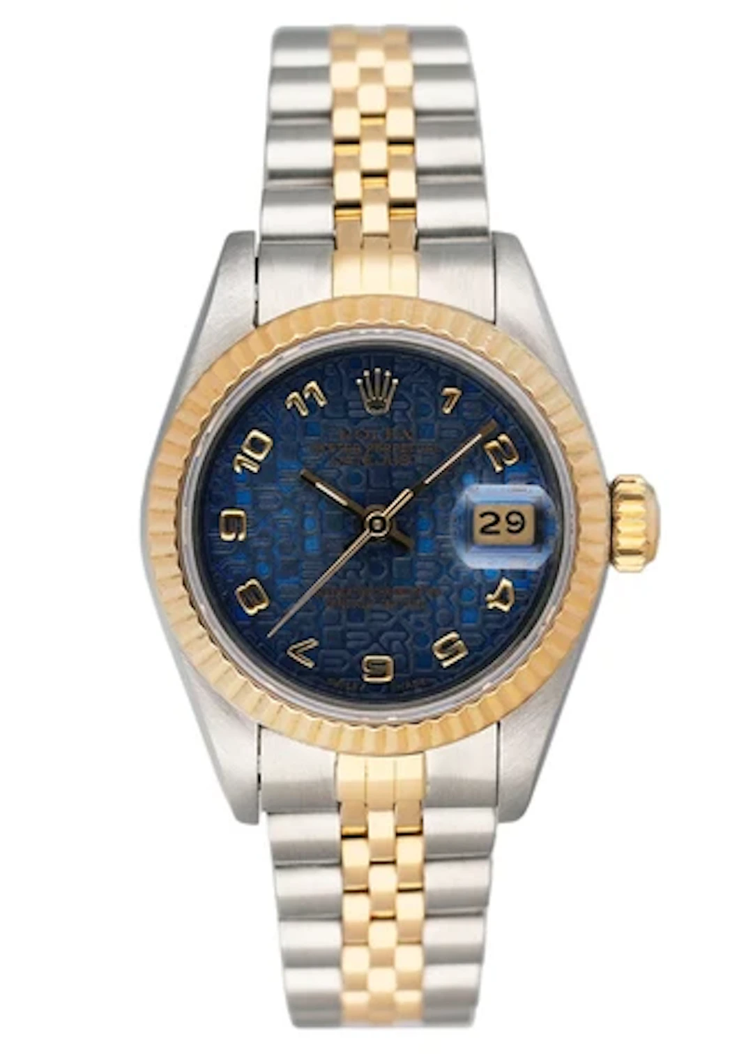 Rolex Datejust 79173 Blue Anniversary Dial Ladies Watch