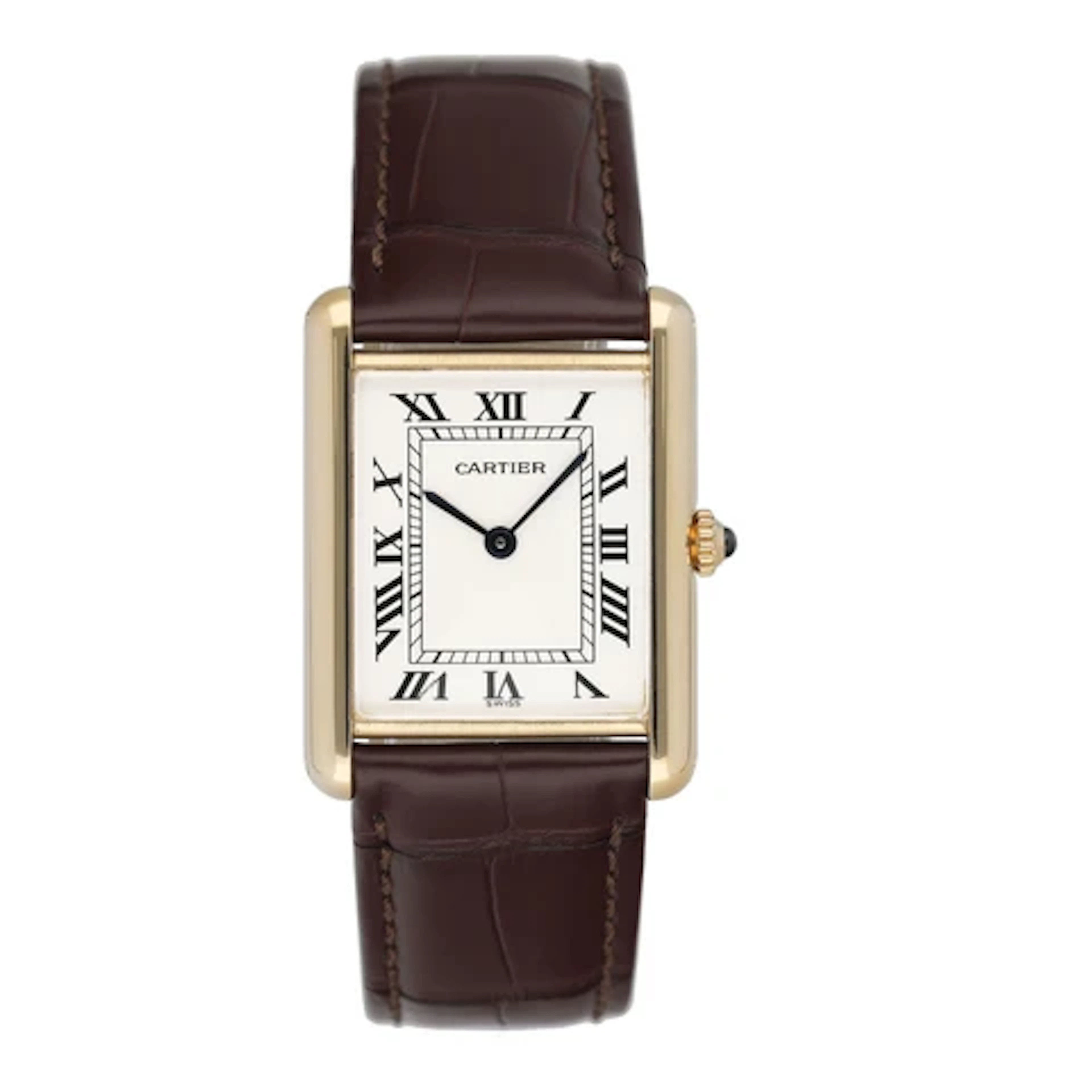 Cartier Tank Louis W1512856 18K Yellow Gold Ladies Watch