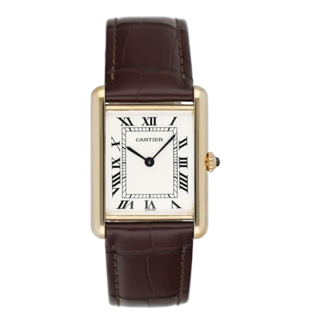 Cartier Tank Louis W1512856 18K Yellow Gold Ladies Watch