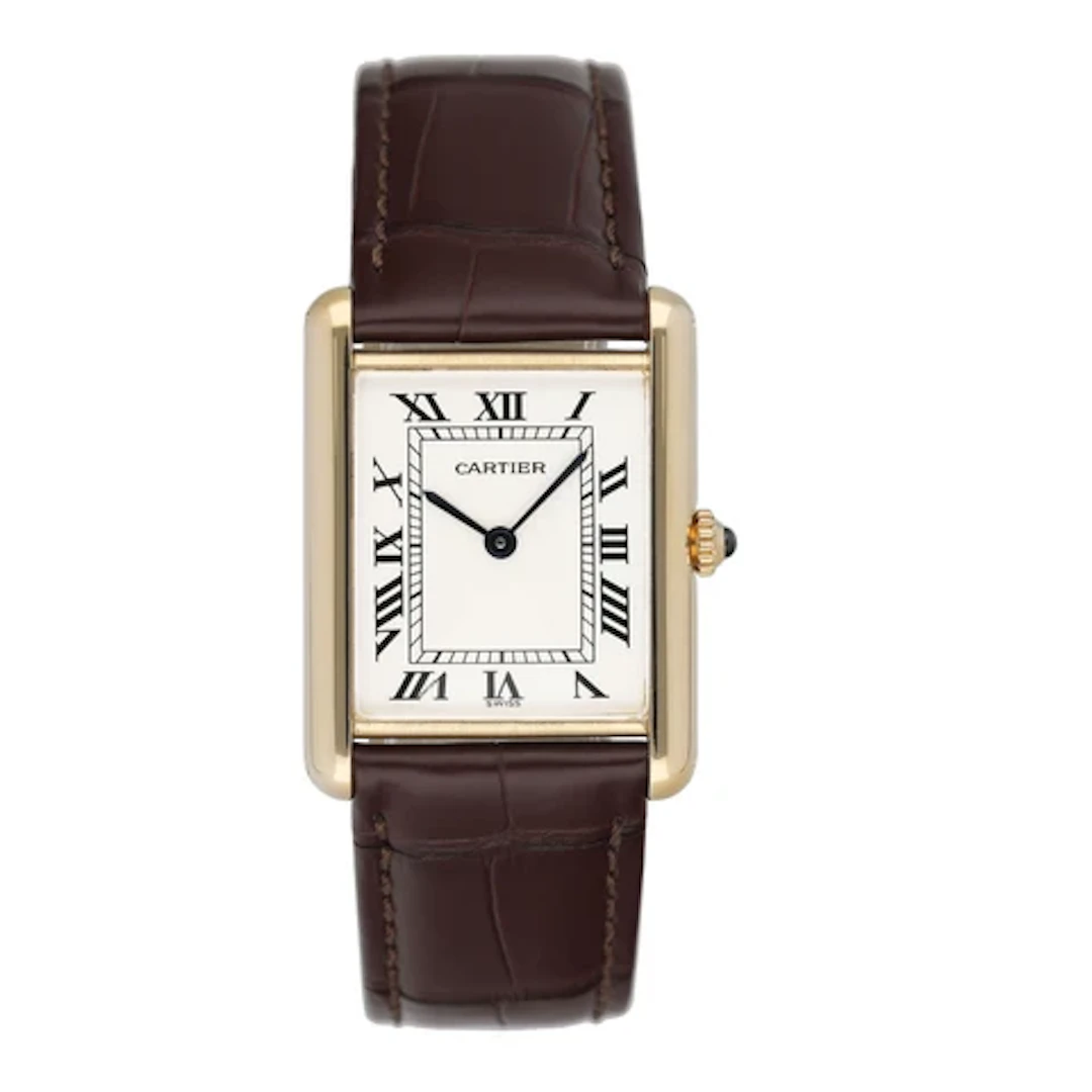 Cartier Tank Louis W1512856 18K Yellow Gold Ladies Watch
