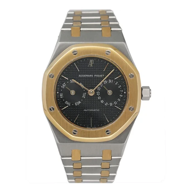 Audemars Piguet Royal Oak Day-Date "OWL" 25572SA Black Dial Mens Watch