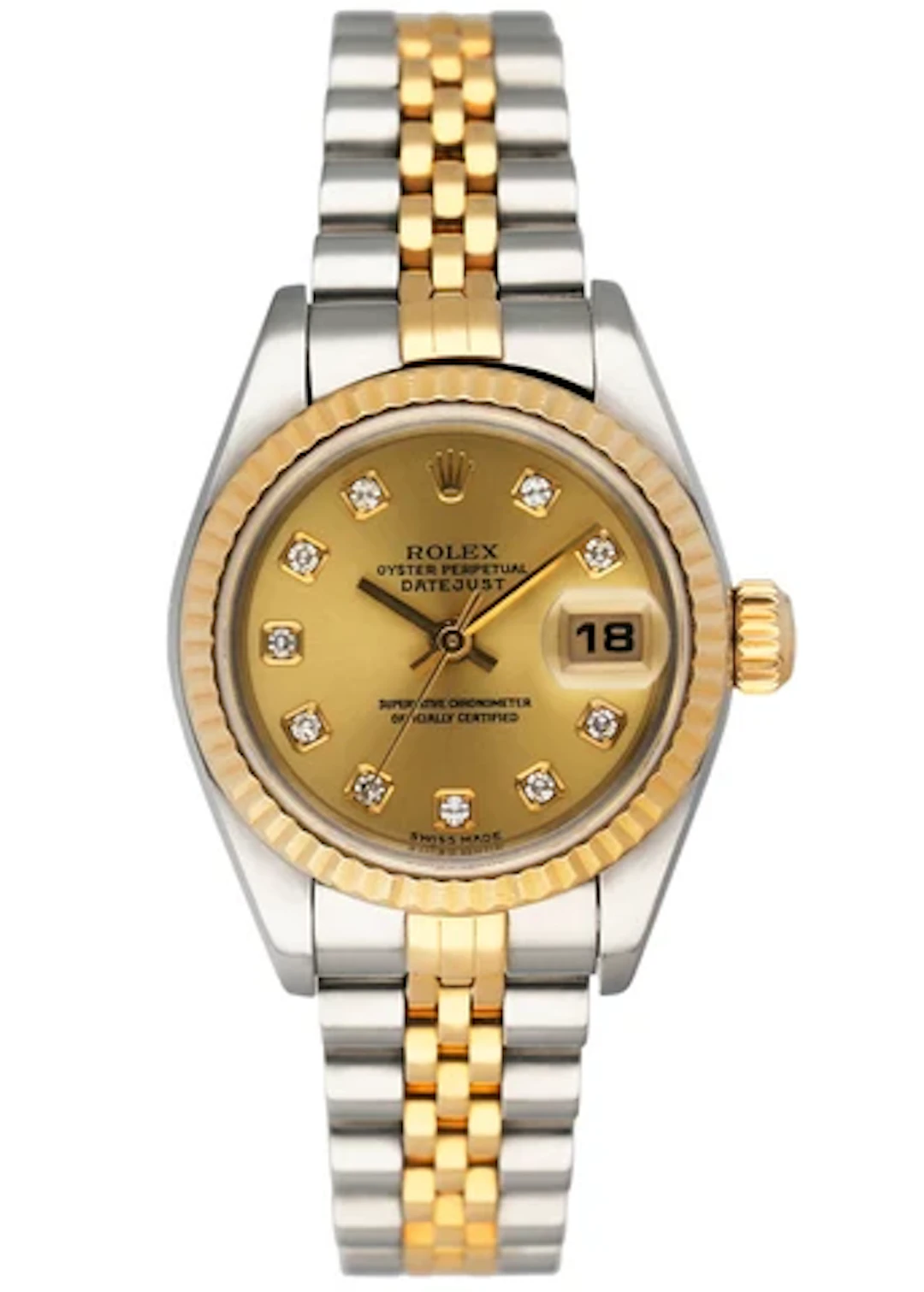 Rolex Datejust 79173 Diamond Dial Ladies Watch