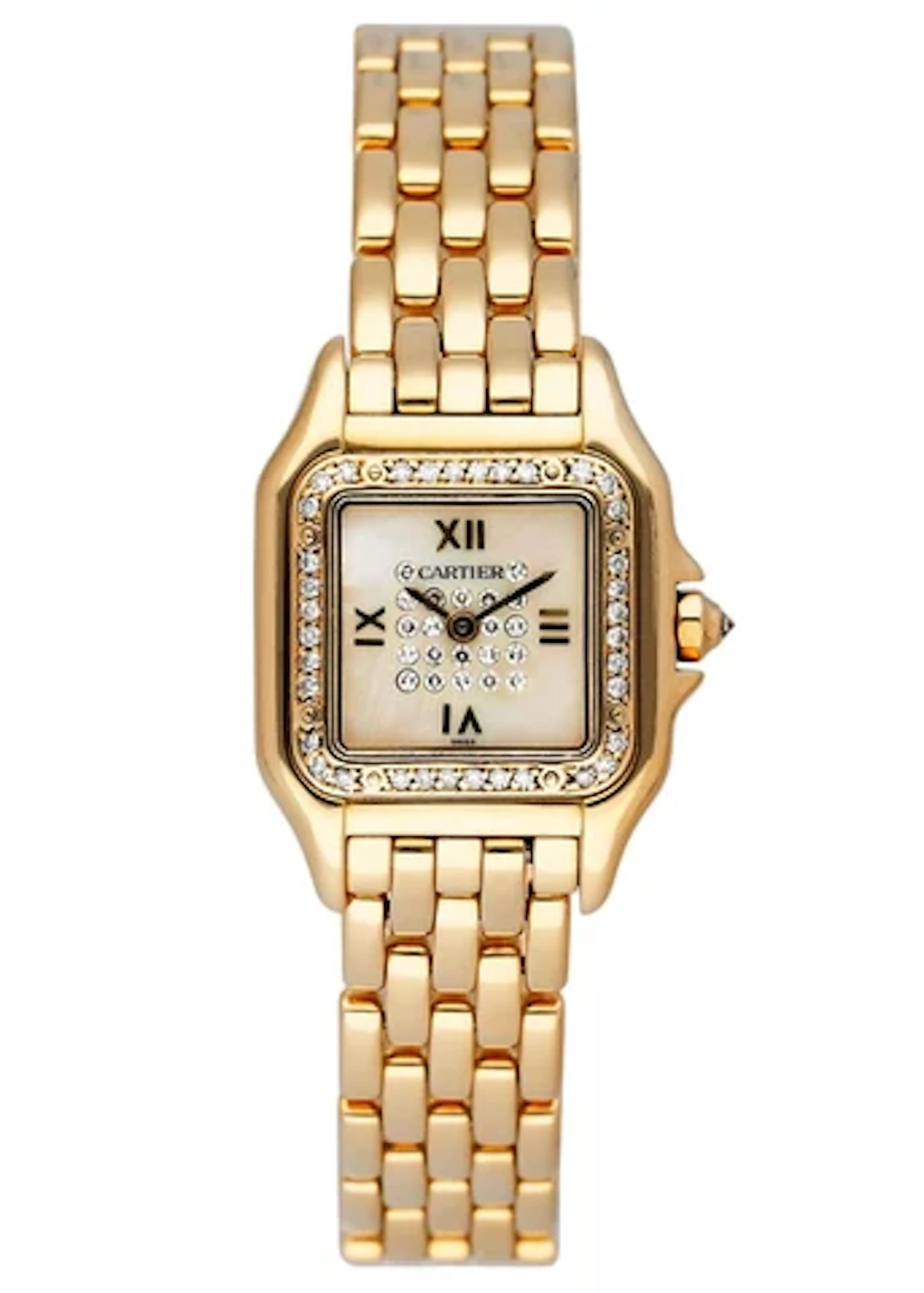 Cartier Panthere 8691 MOP Diamond Dial Ladies Watch