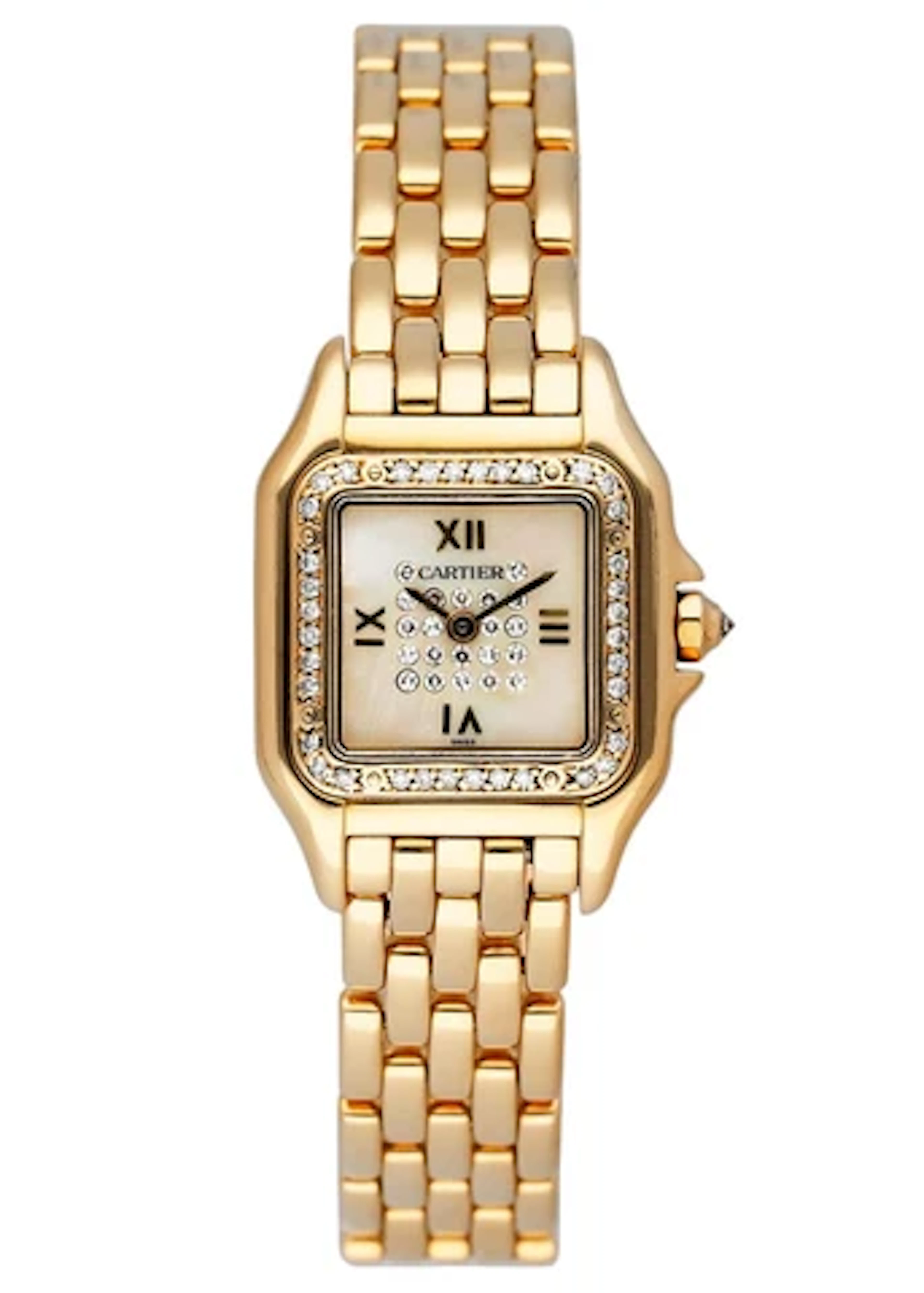 Cartier Panthere 8691 MOP Diamond Dial Ladies Watch