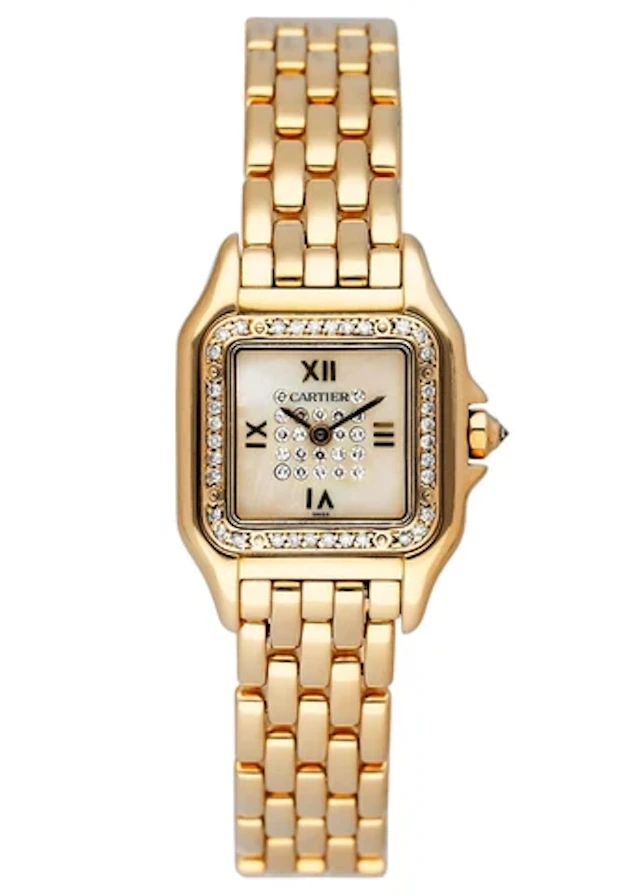 Cartier Panthere 8691 MOP Diamond Dial Ladies Watch