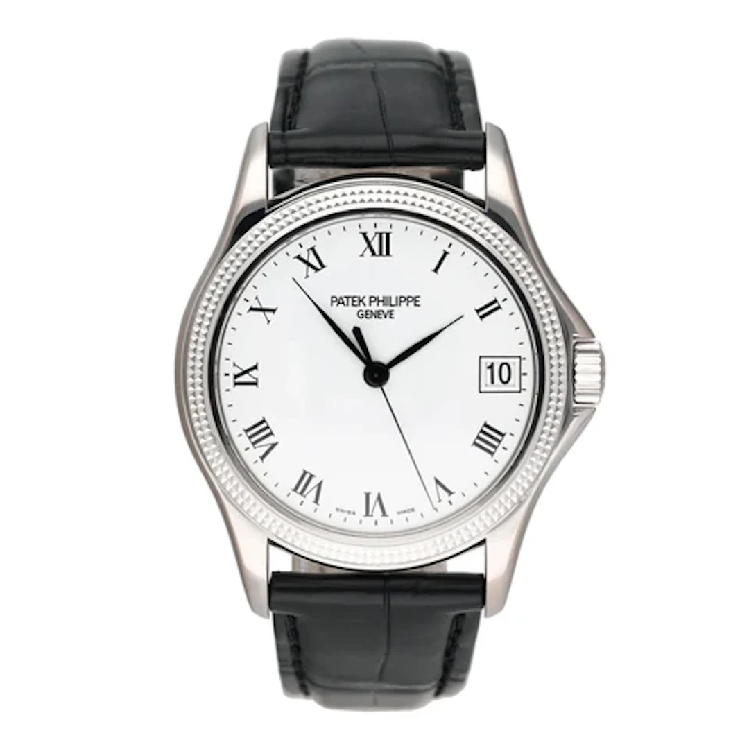 Patek Philippe Calatrava 5117G 18K White Gold Mens Watch With Papers