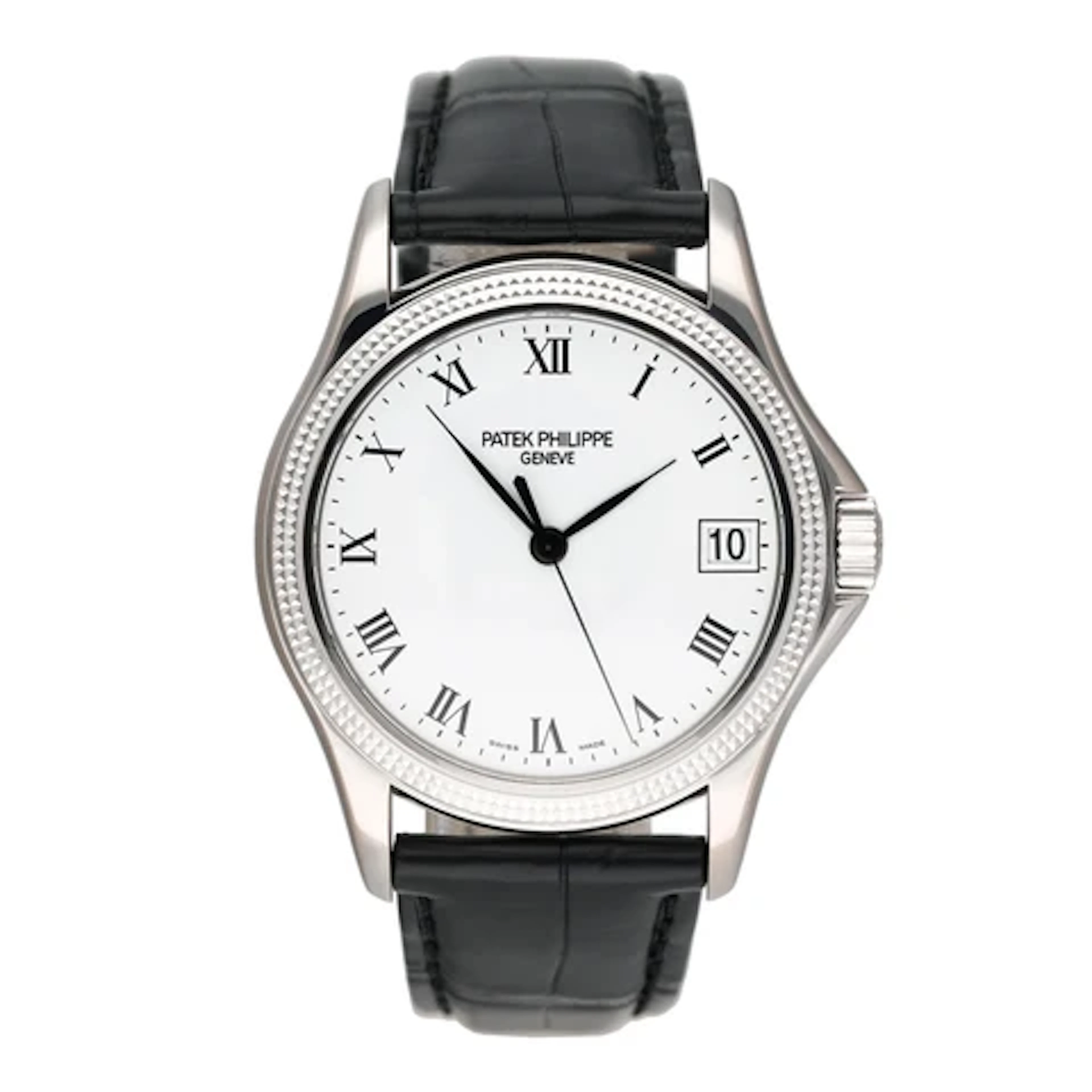 Patek Philippe Calatrava 5117G 18K White Gold Mens Watch With Papers
