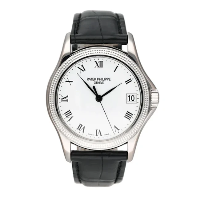 Patek Philippe Calatrava 5117G 18K White Gold Mens Watch With Papers