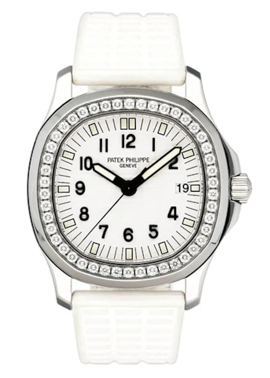 Patek Philippe Aquanaut 5067A White Dial Ladies Watch Box Papers