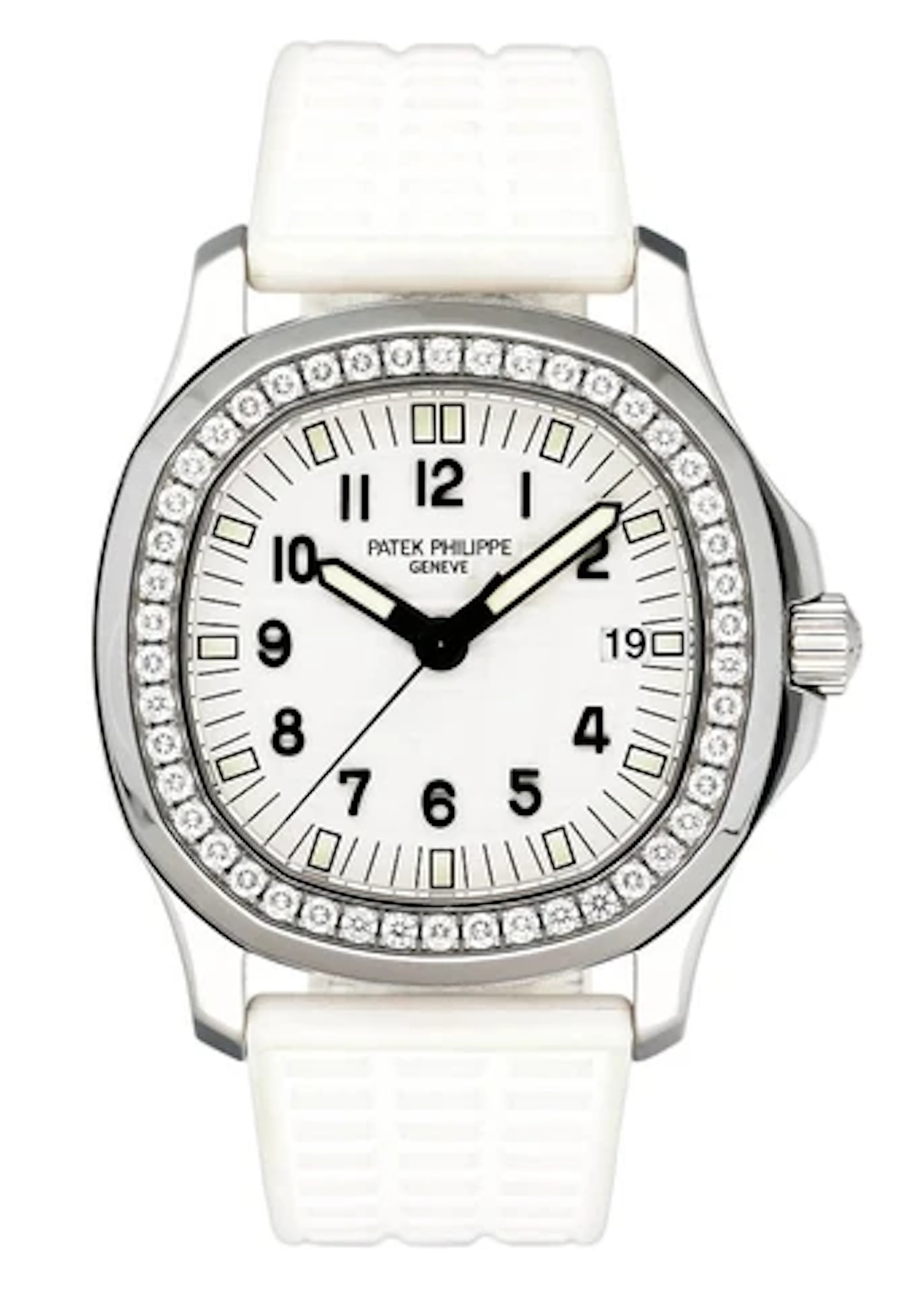 Patek Philippe Aquanaut 5067A White Dial Ladies Watch Box Papers