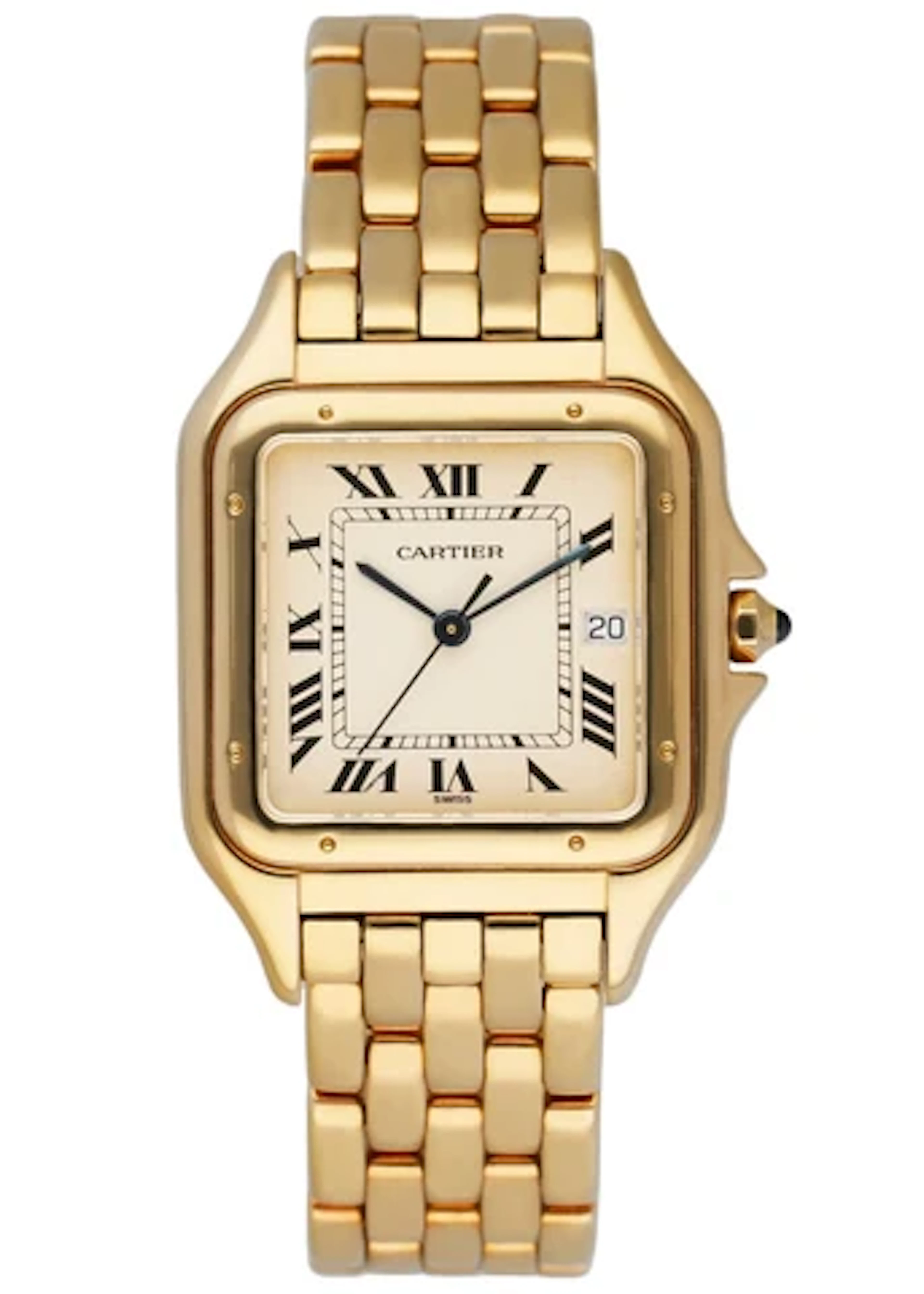 Cartier Panthere Large 18K Yellow Gold Mens Watch